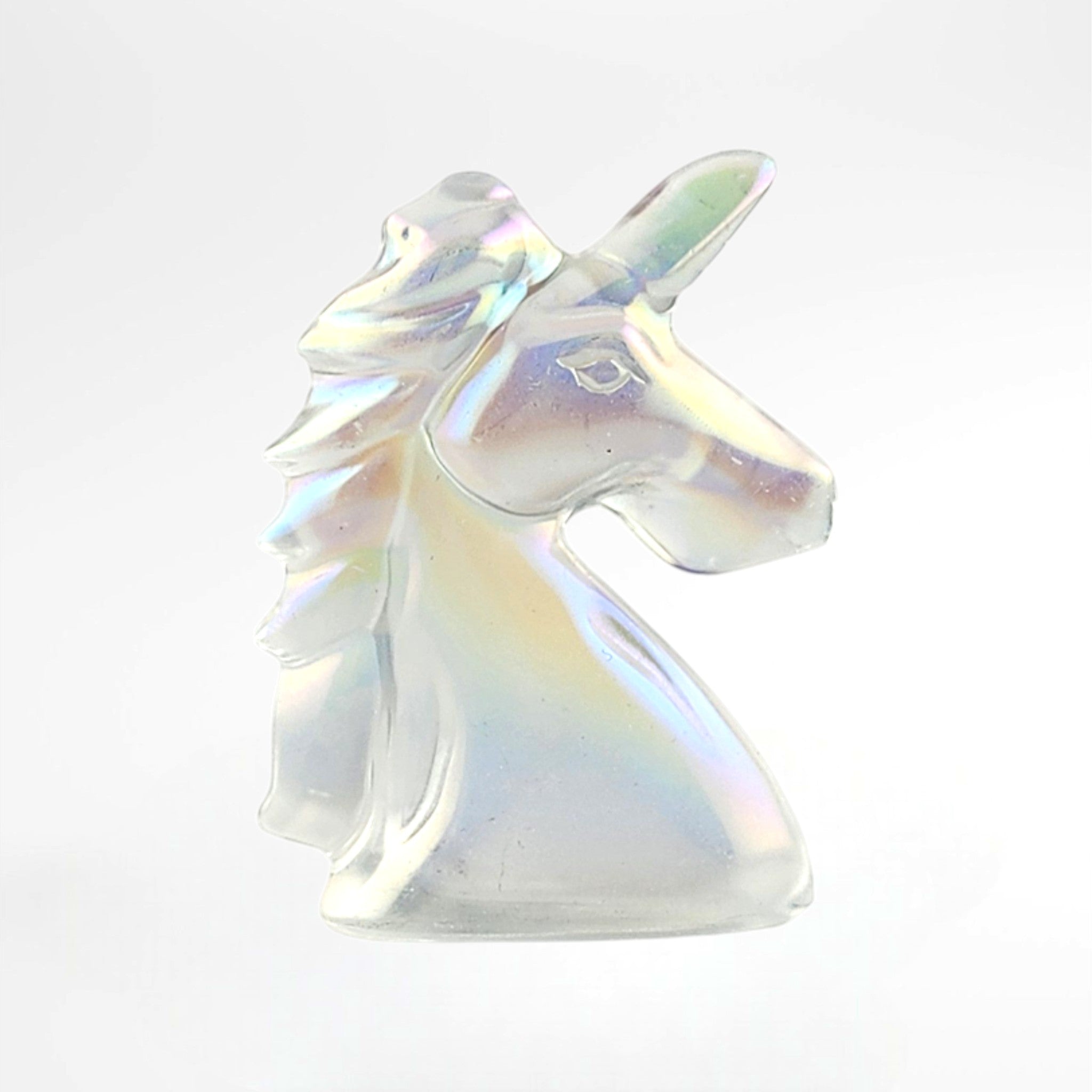 Aura Clear Quartz Unicorn