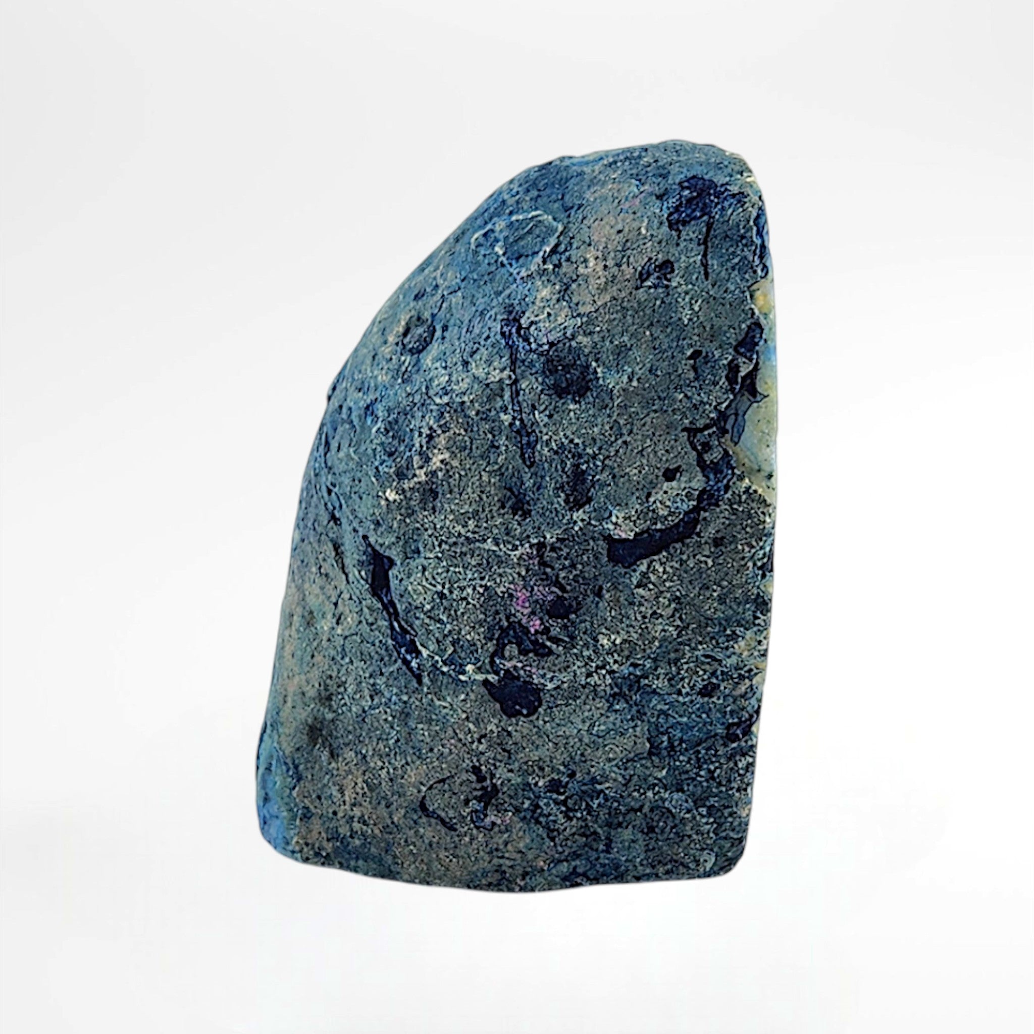 Dyed Blue Agate Polished Geode