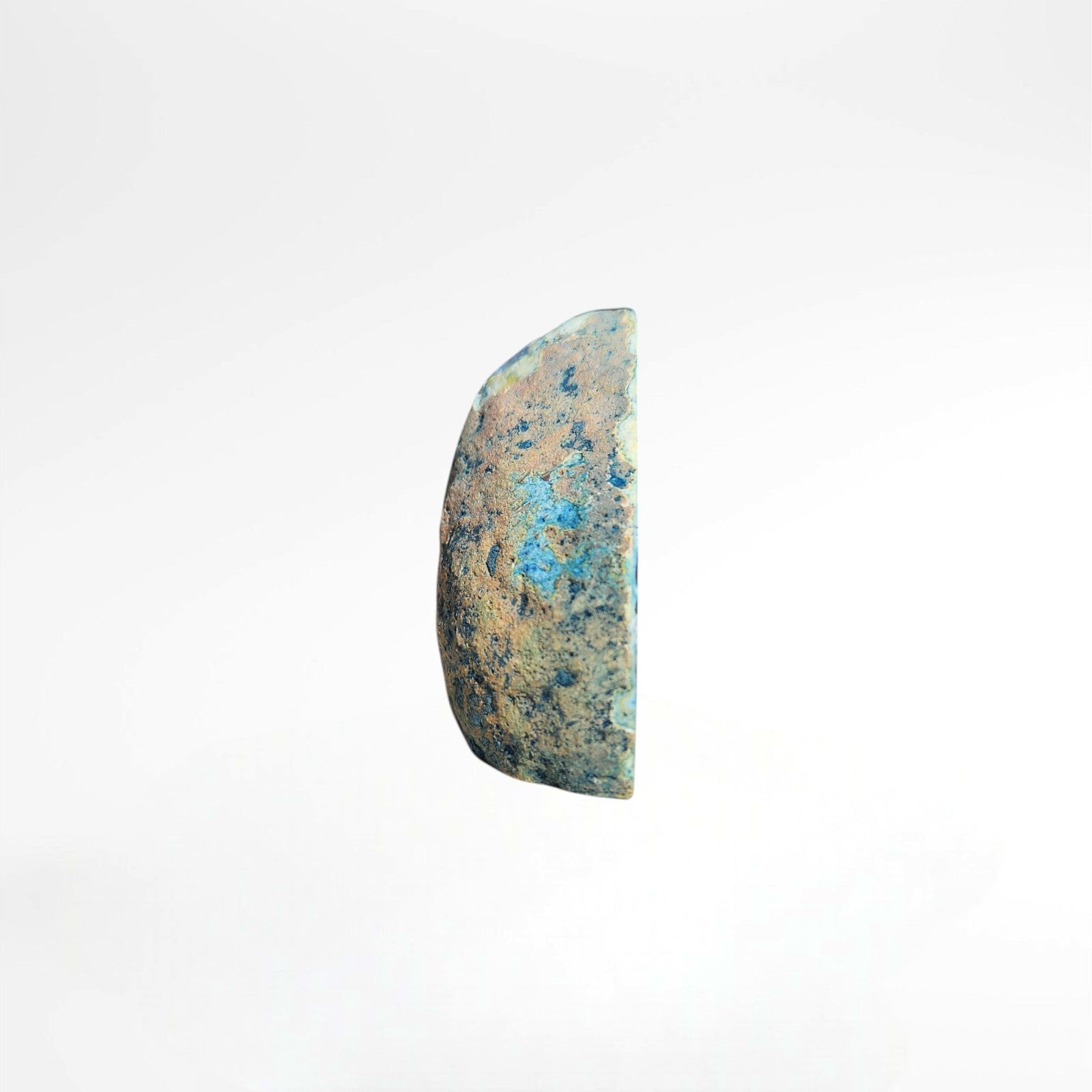 Dyed Blue Agate Polished Geode