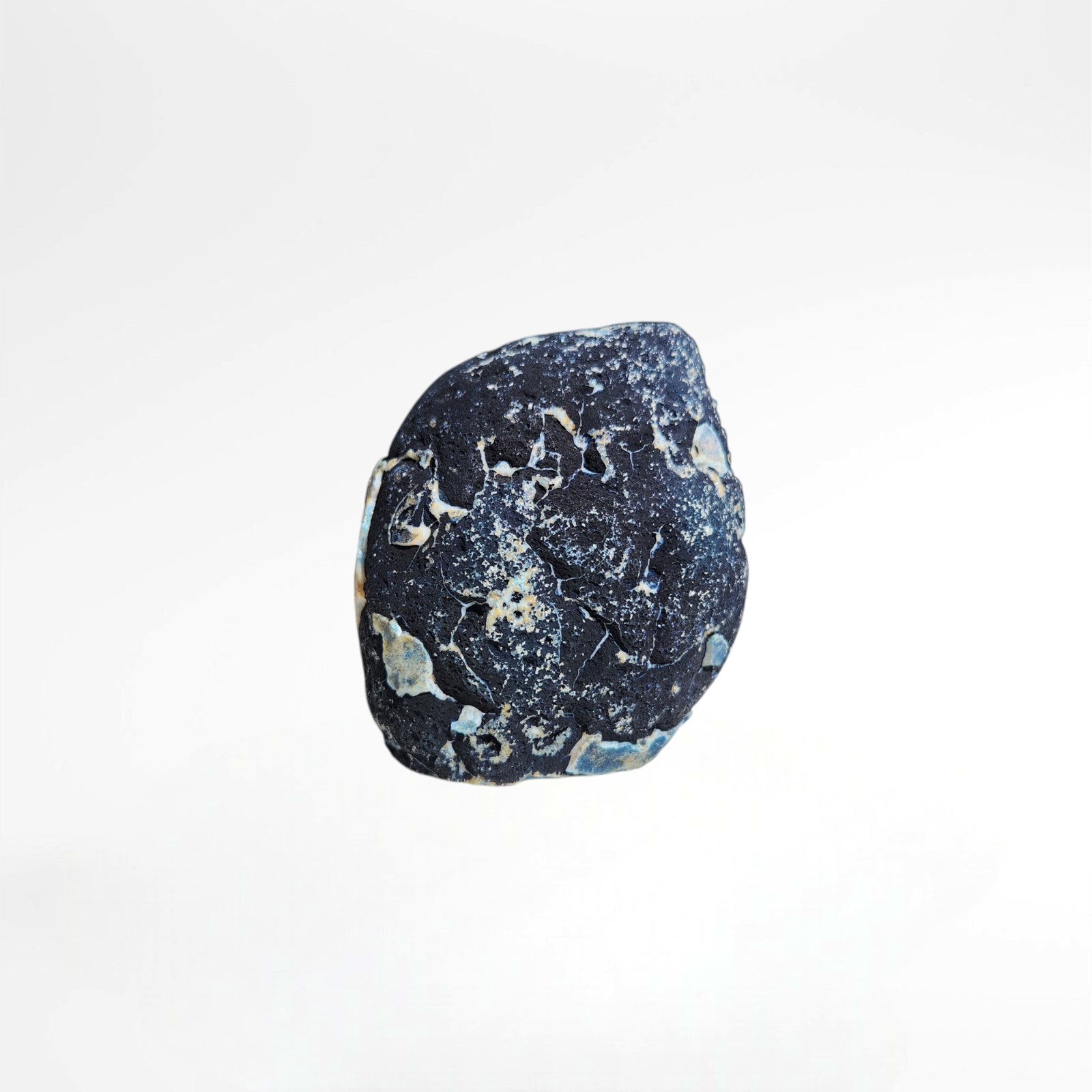 Dyed Blue Agate Polished Geode