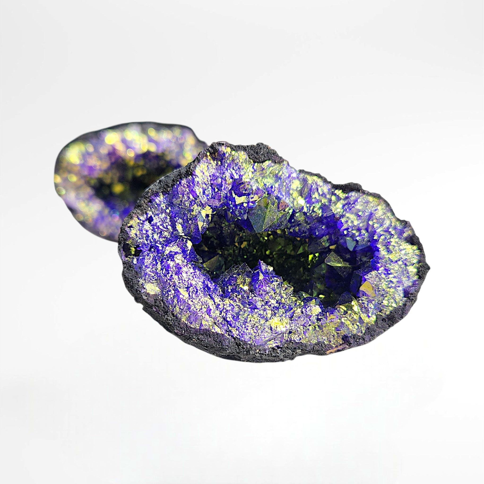 Purple Dyed Moroccan Geode