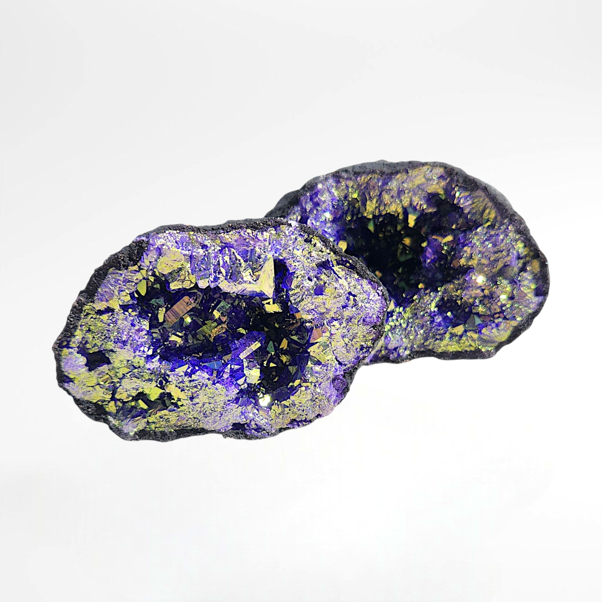 Purple Dyed Moroccan Geode