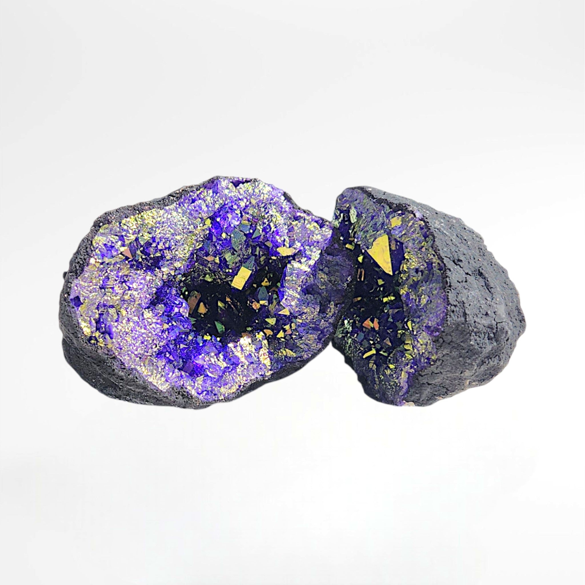 Purple Dyed Moroccan Geode