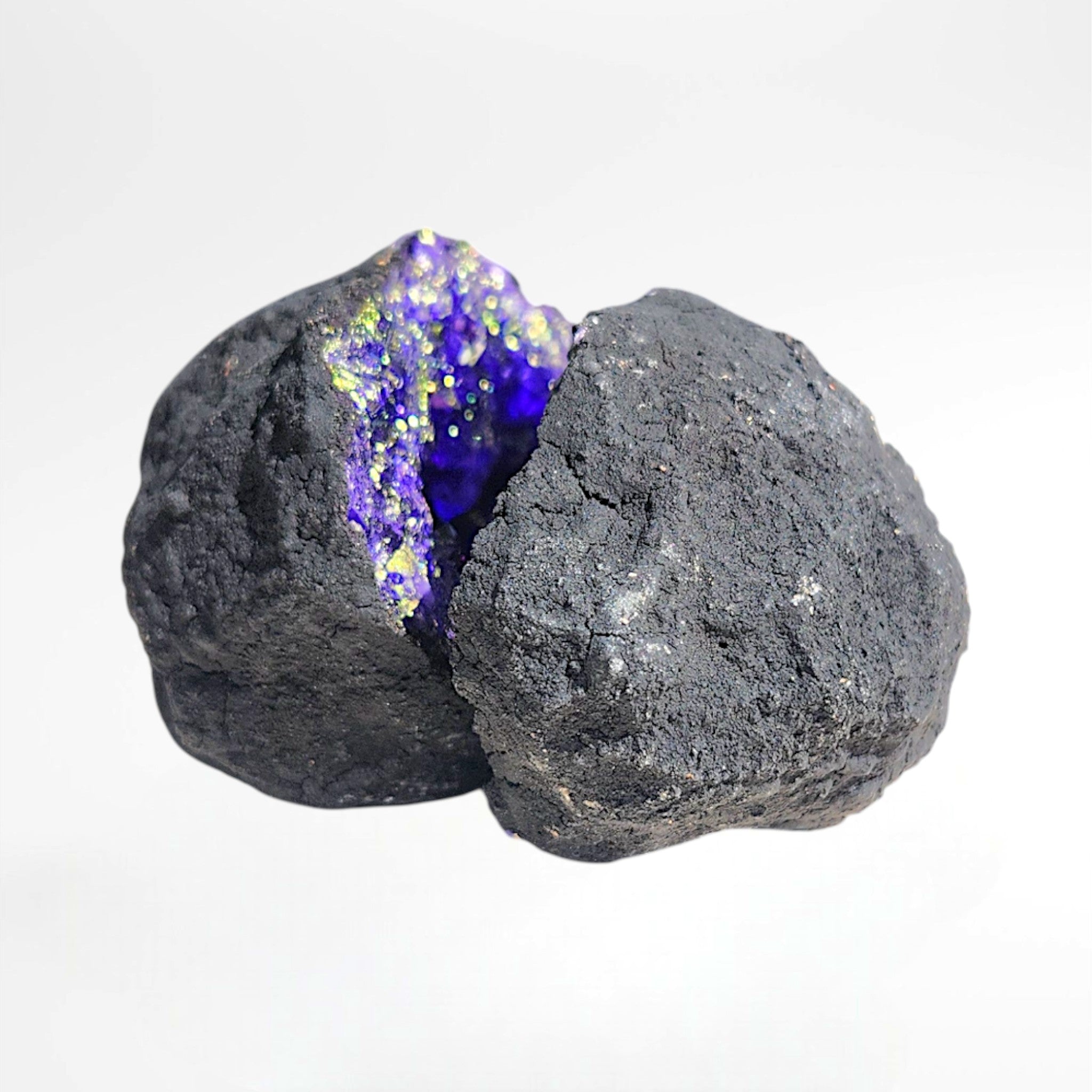 Purple Dyed Moroccan Geode