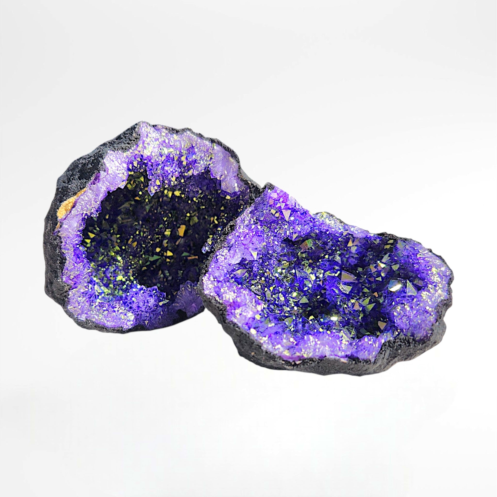 Purple Dyed Moroccan Geode