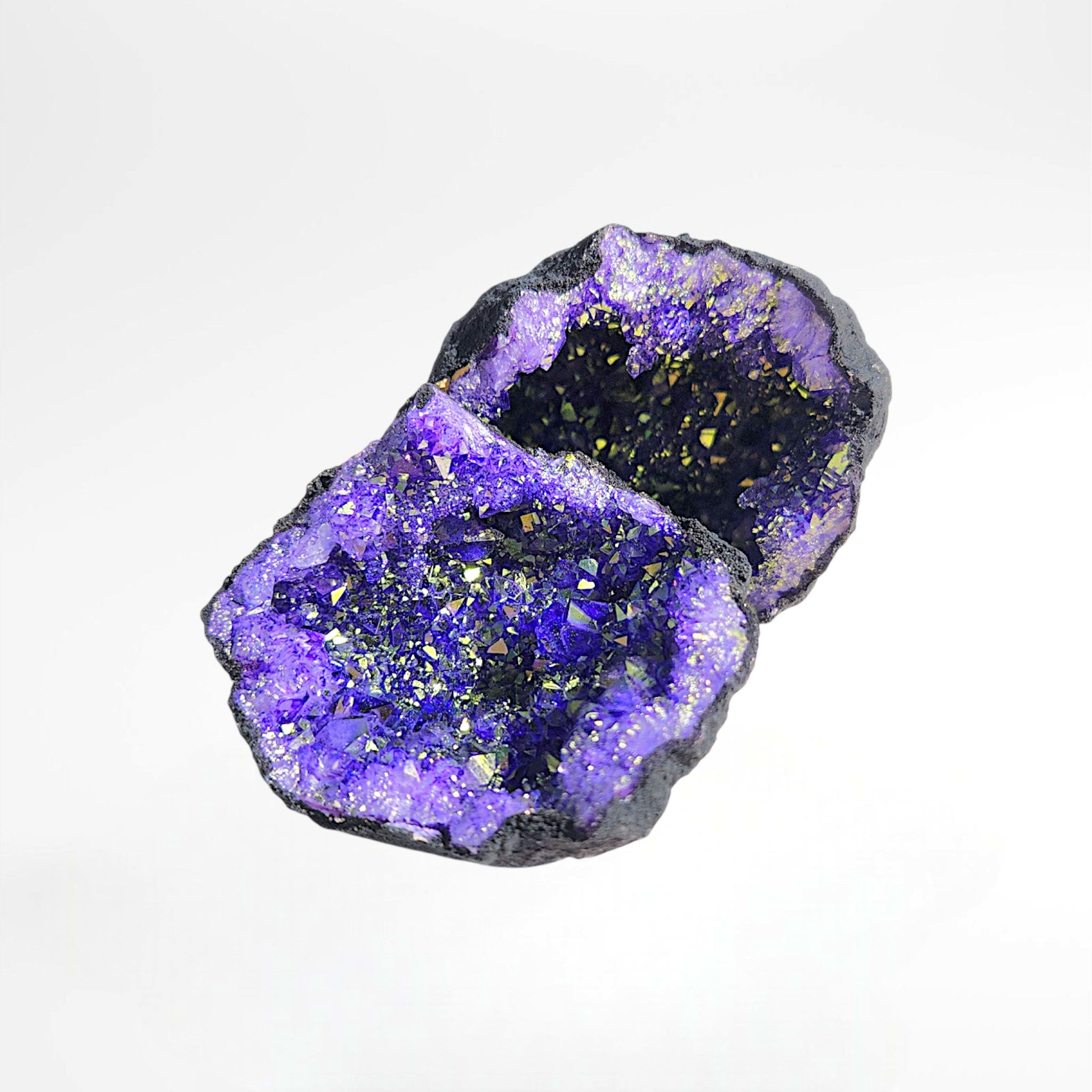 Purple Dyed Moroccan Geode