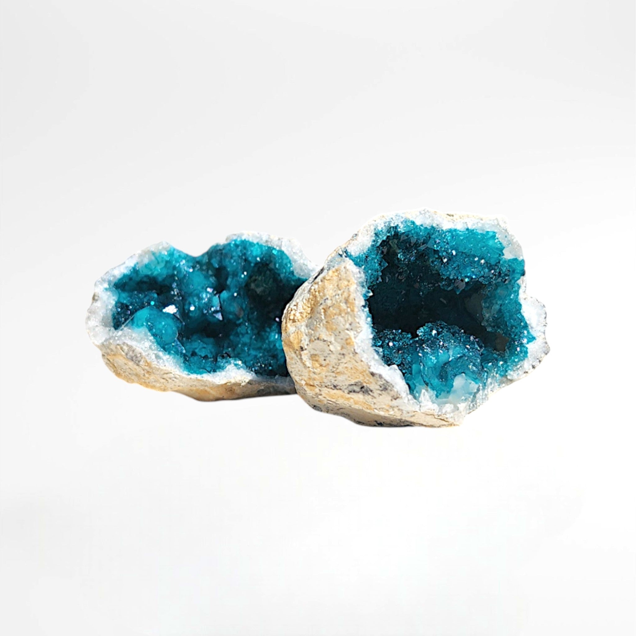 Turquoise Dyed Moroccan Geode