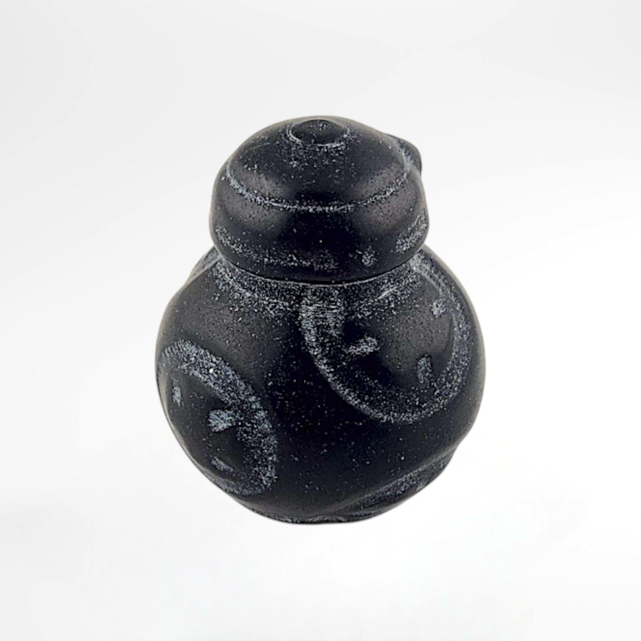 Black Obsidian Star Wars Droid BB8 Carving