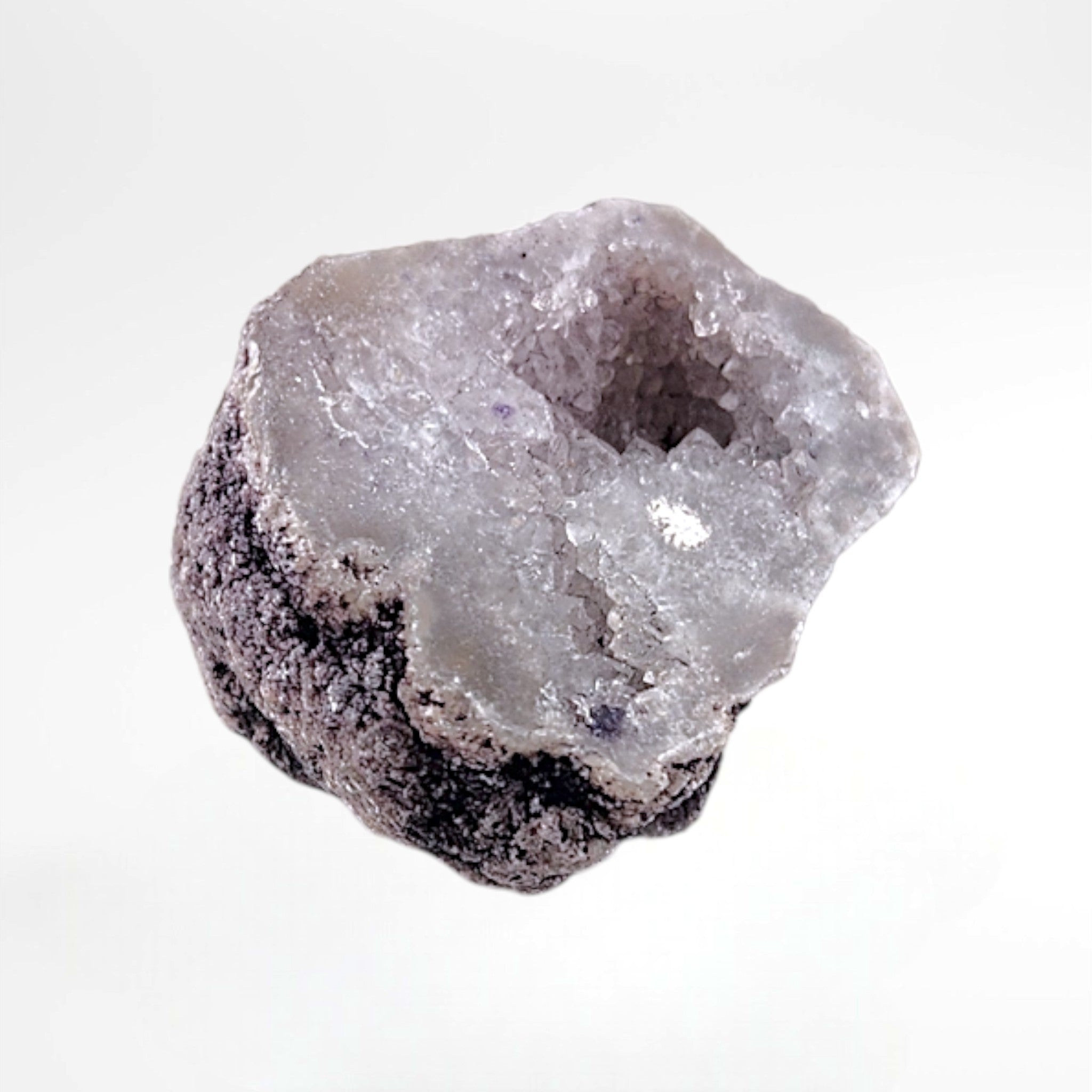 Dyed Purple Moroccan Geode Half