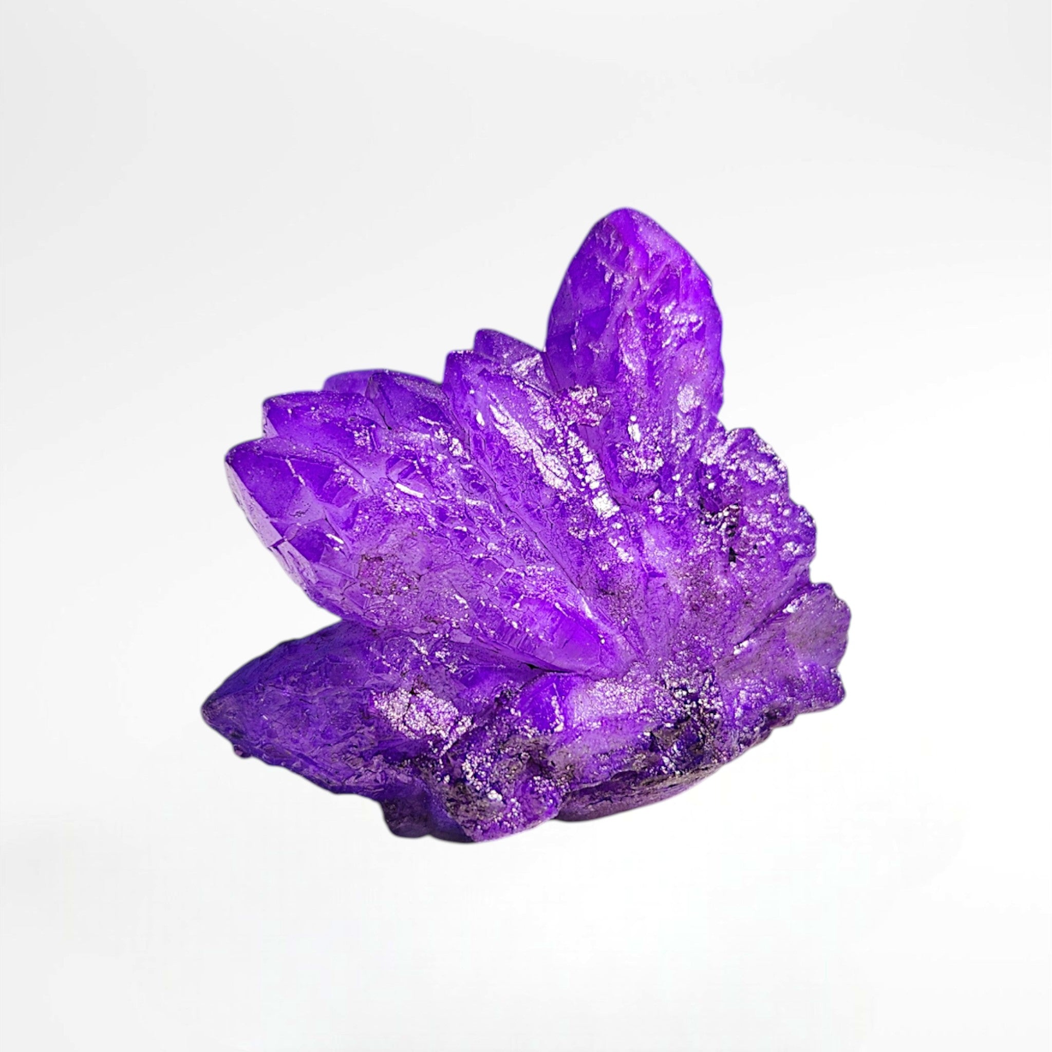 Purple Dyed Quartz Cluster