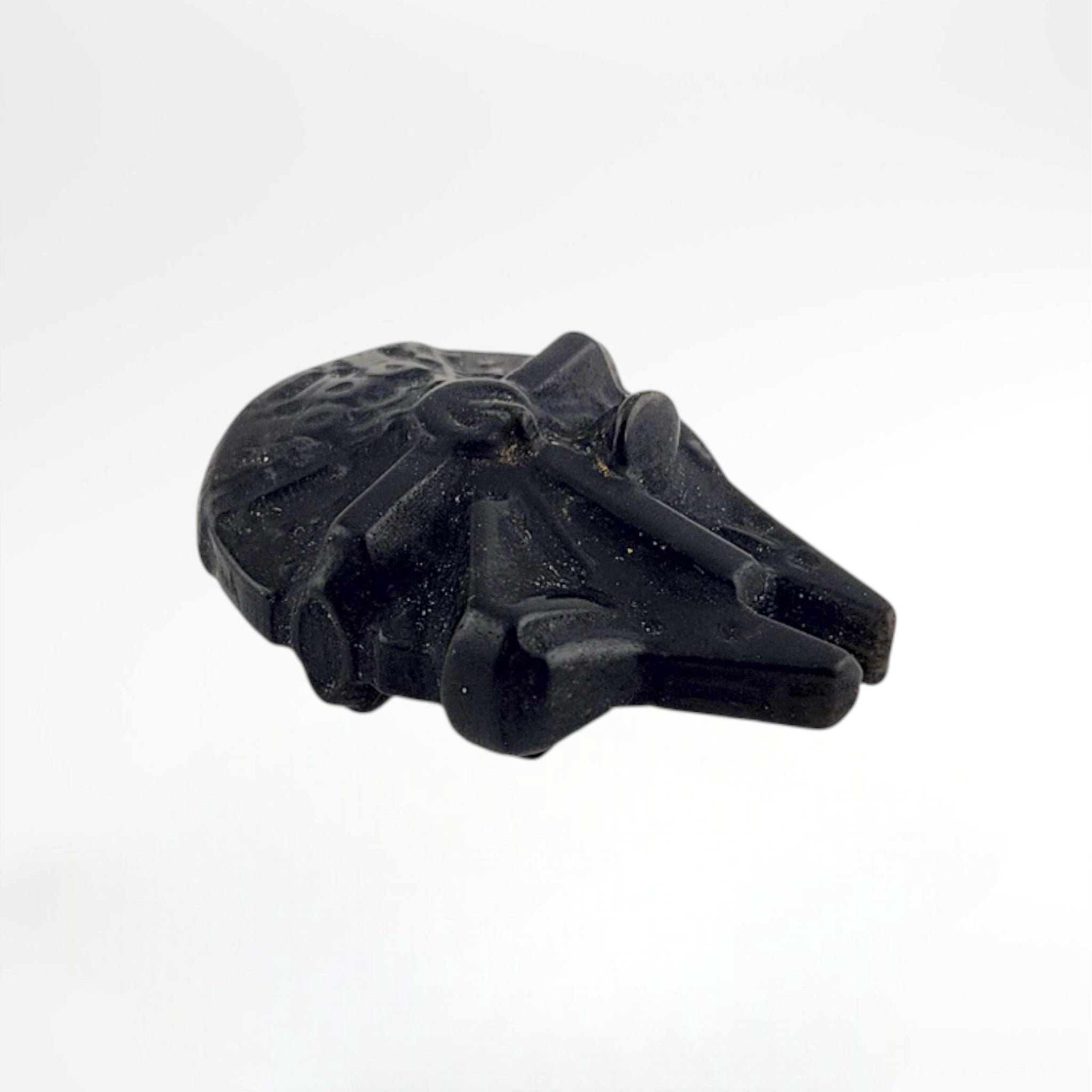 Black Obsidian Star Wars Millenium Falcon Carving