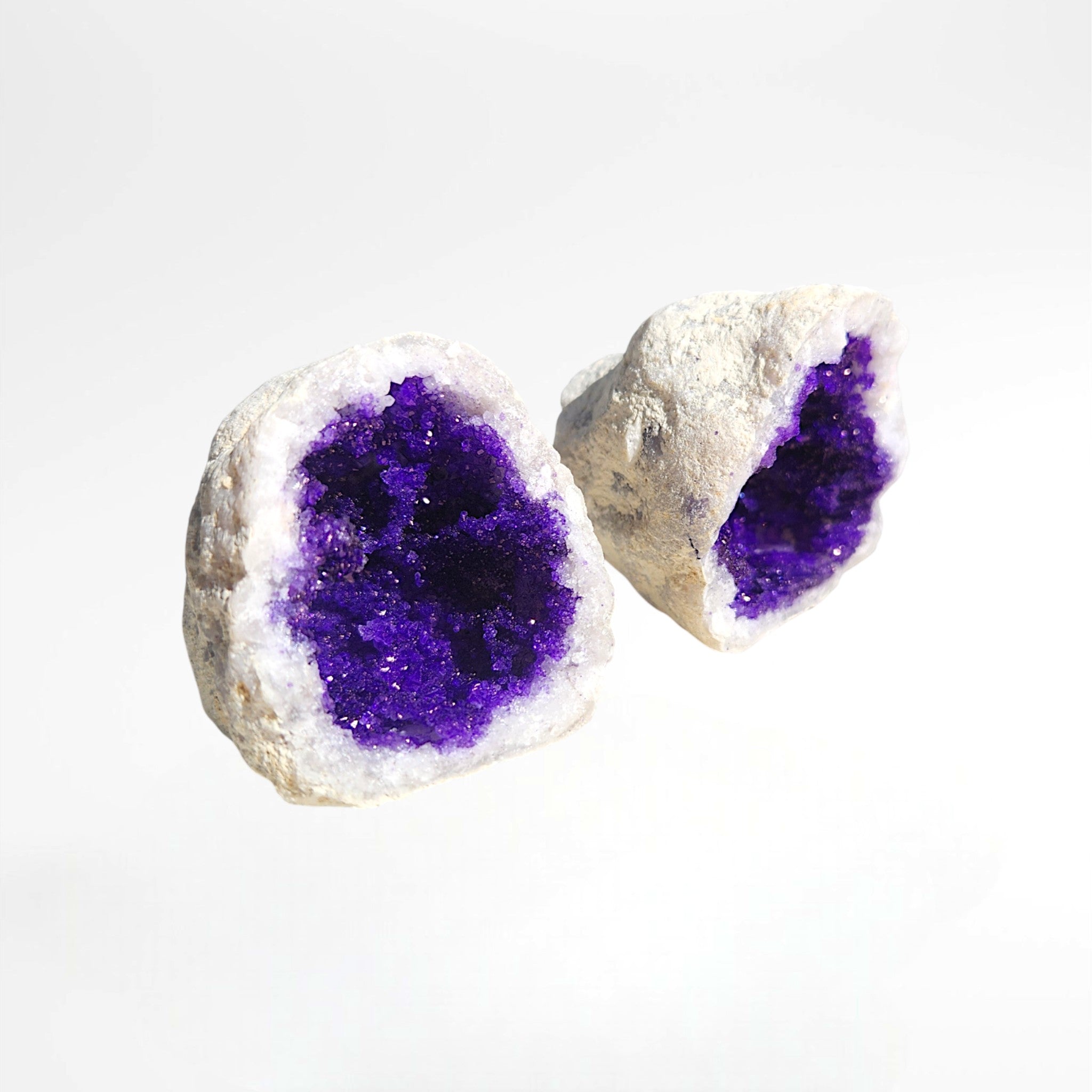 Purple Dyed Moroccan Geode