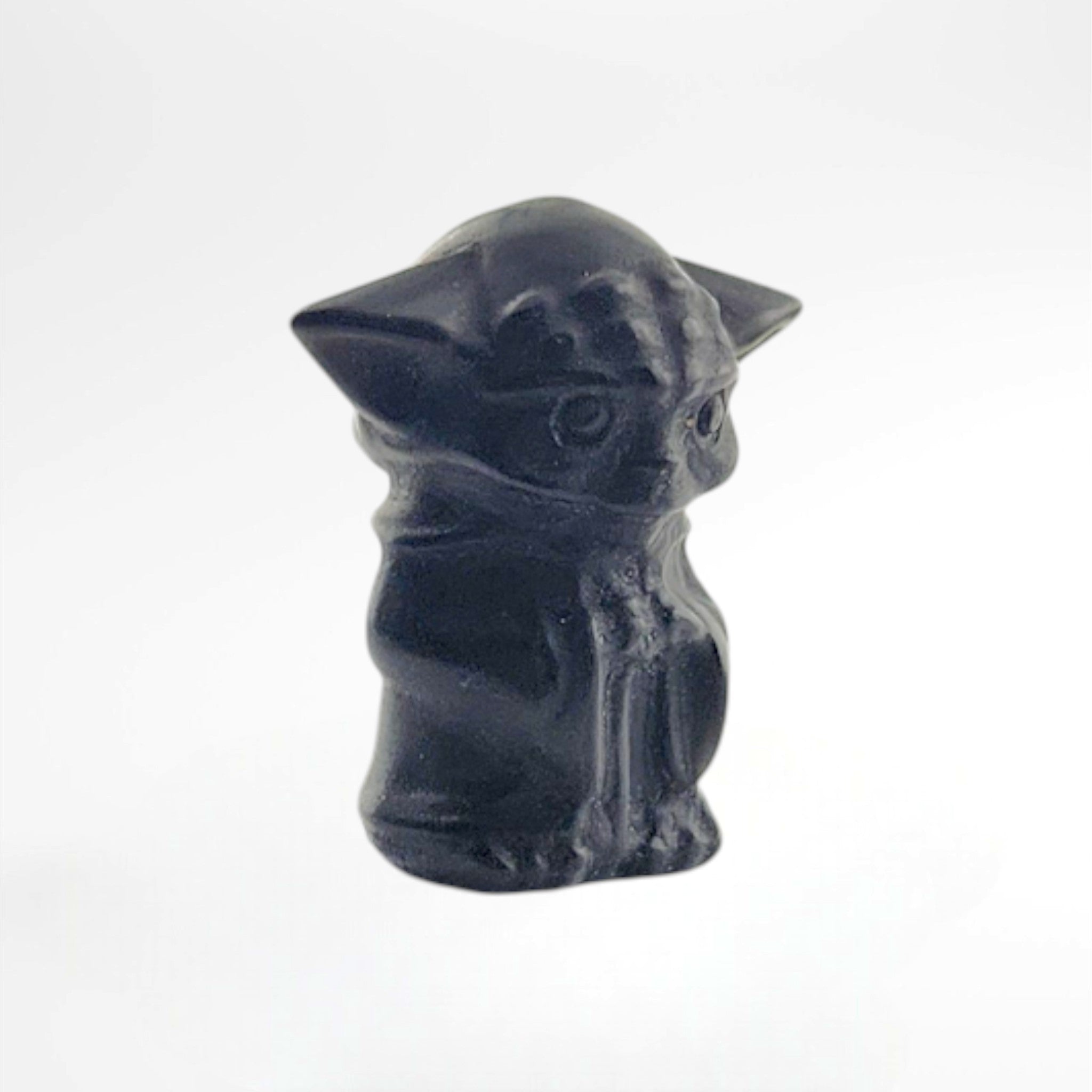 Black Obsidian Star Wars Yoda Carving