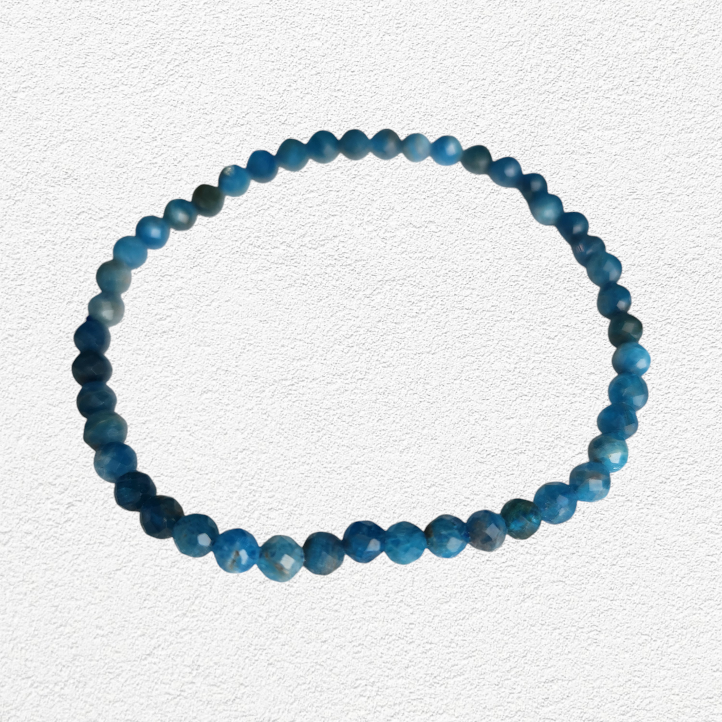 Apatite Bracelet - 4mm faceted bead