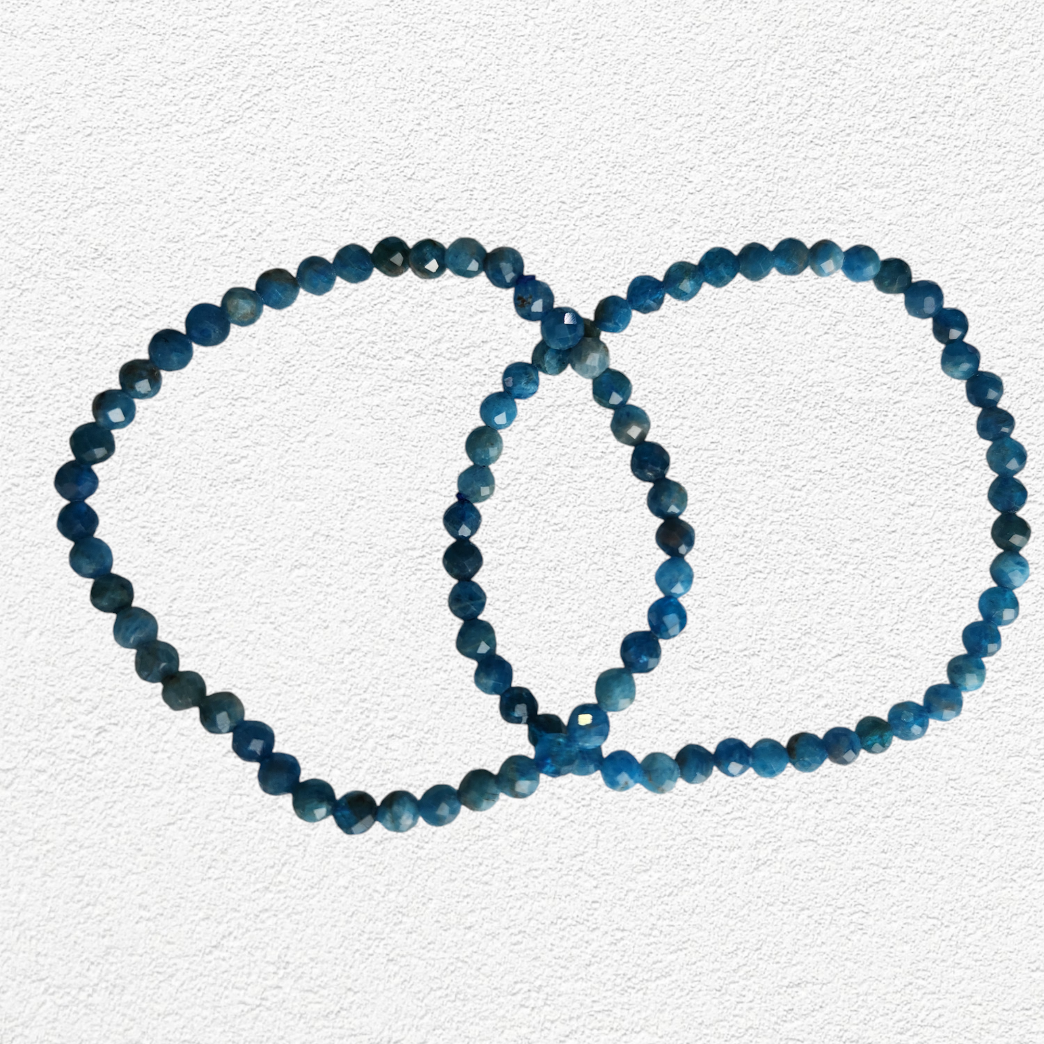 Apatite Bracelet - 4mm faceted bead
