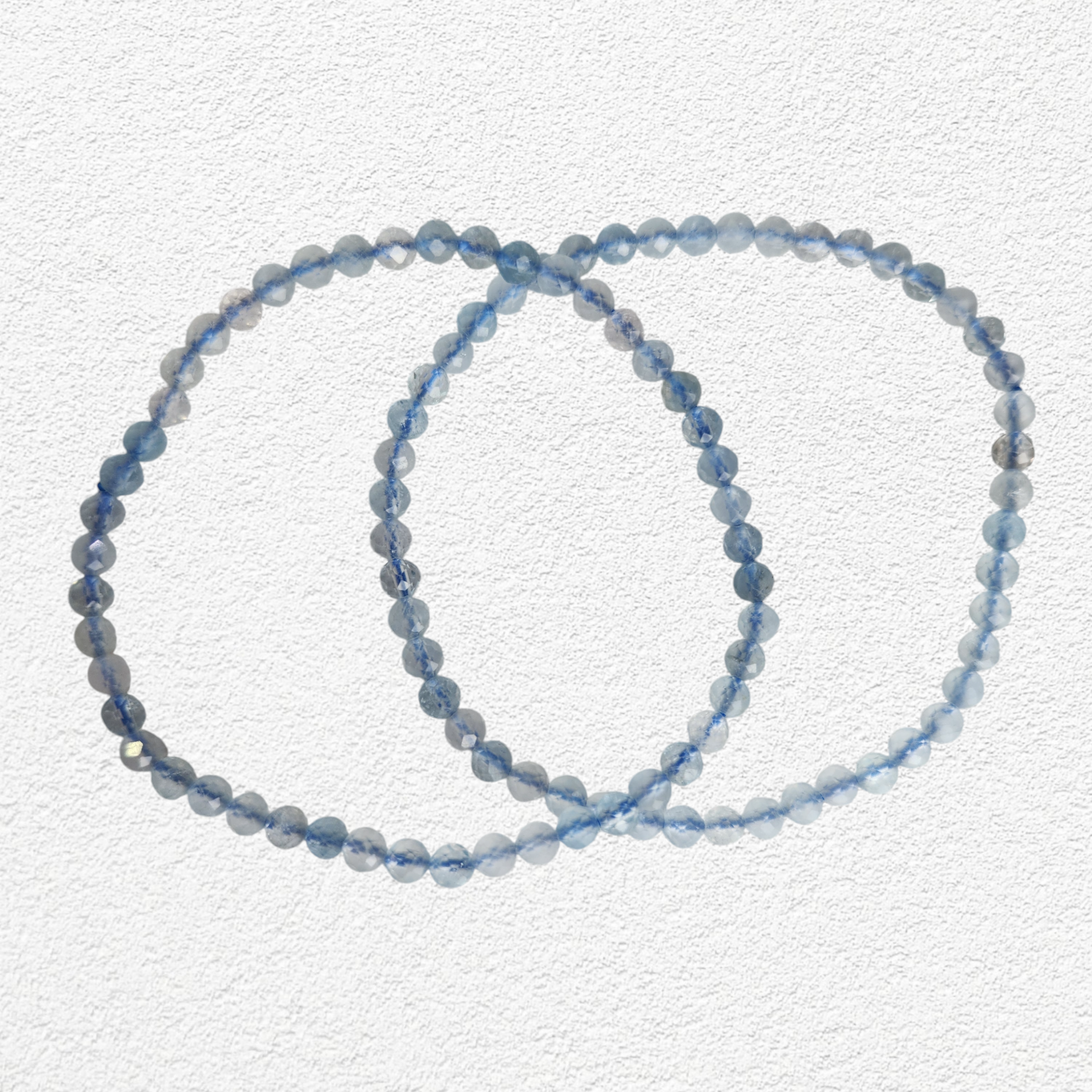 Aquamarine Bracelet - 4mm faceted bead