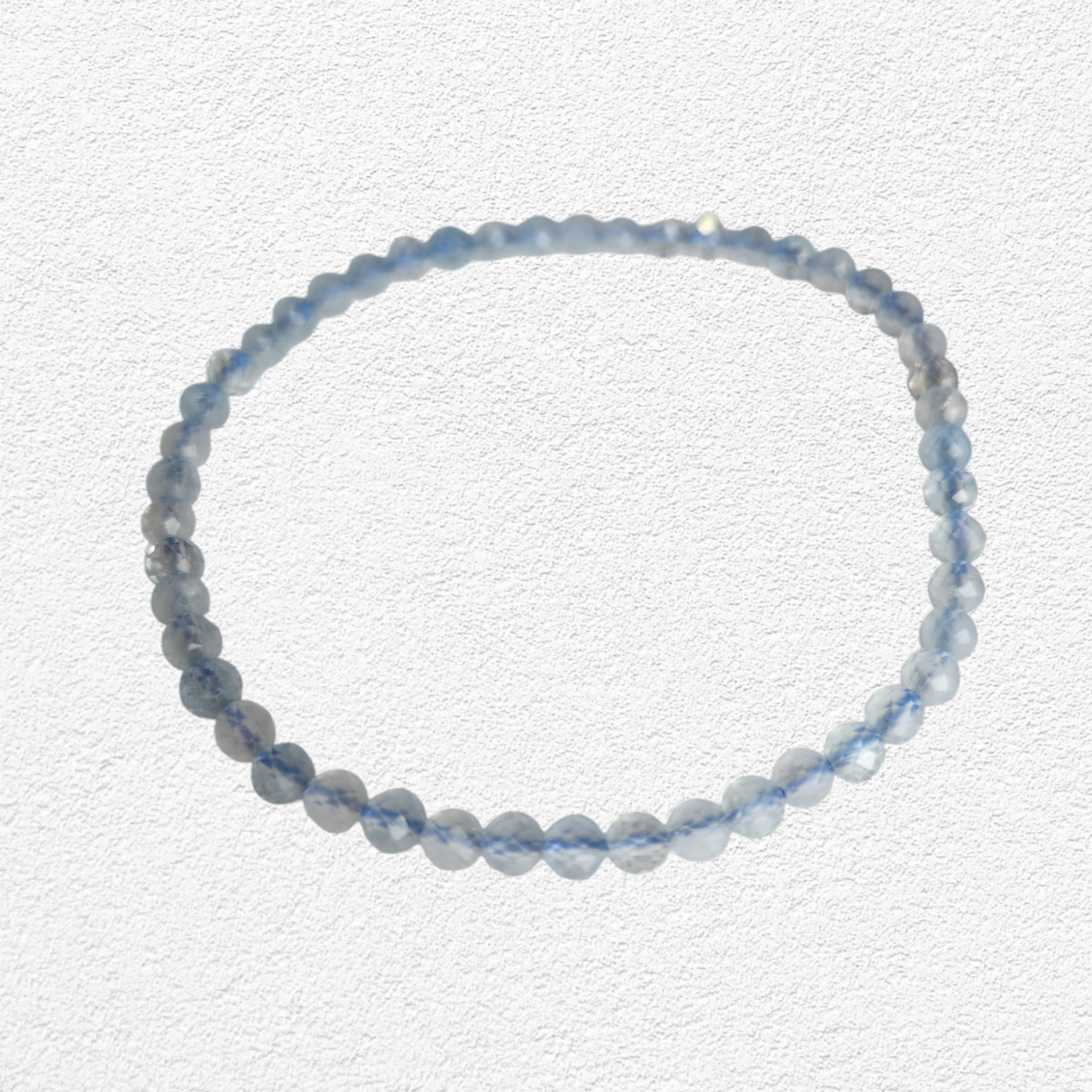 Aquamarine Bracelet - 4mm faceted bead