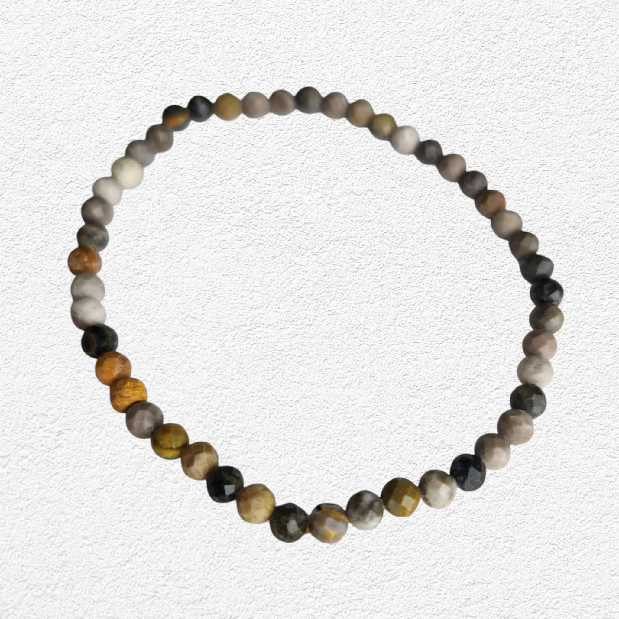 Bumblebee Jasper - 4mm faceted bead