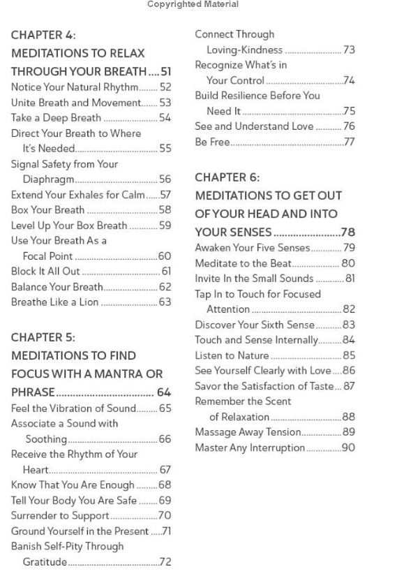 My Pocket Meditations For Anxiety *Pre Sale*