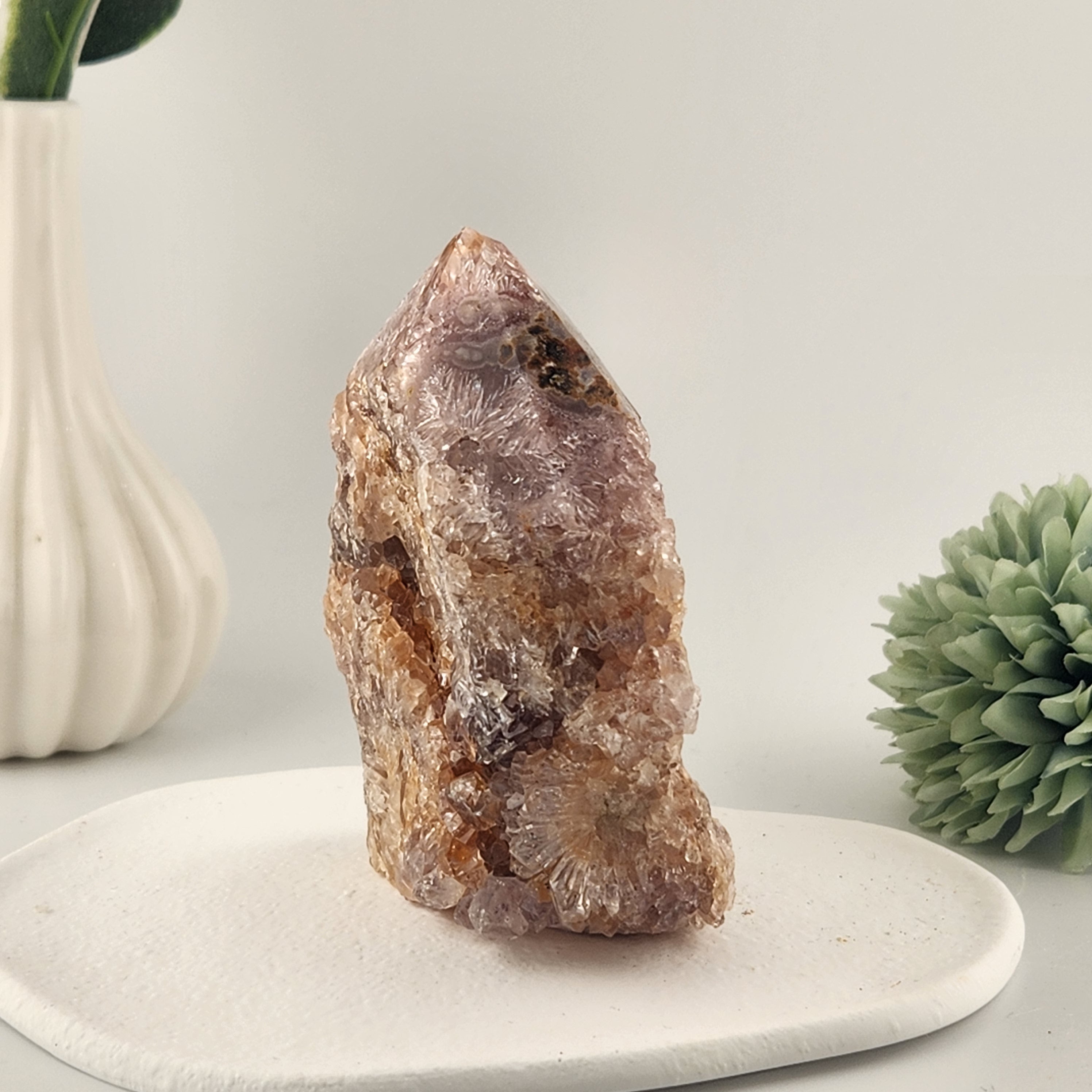 Pink Amethyst Polished Point