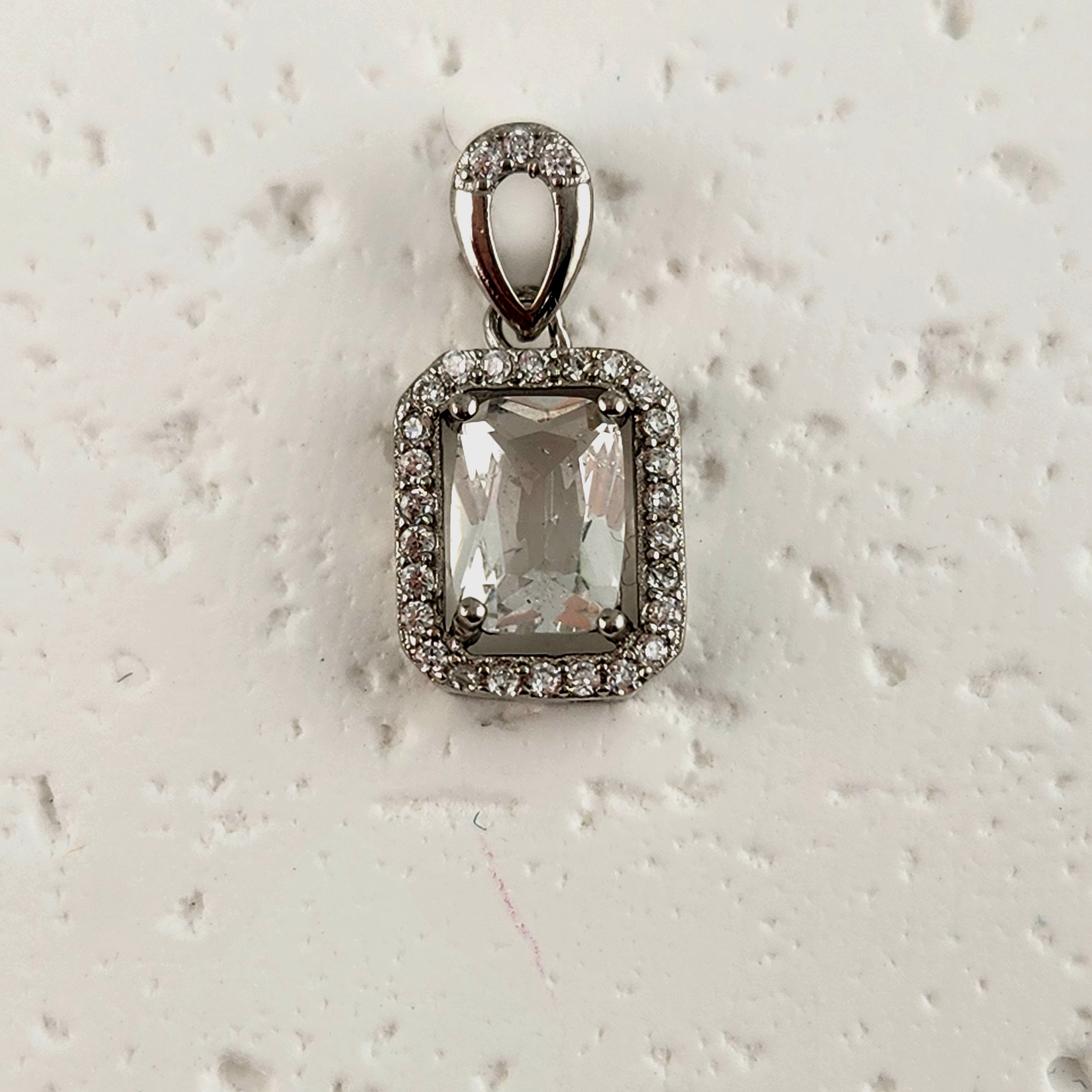 Clear Quartz Pendant - S925