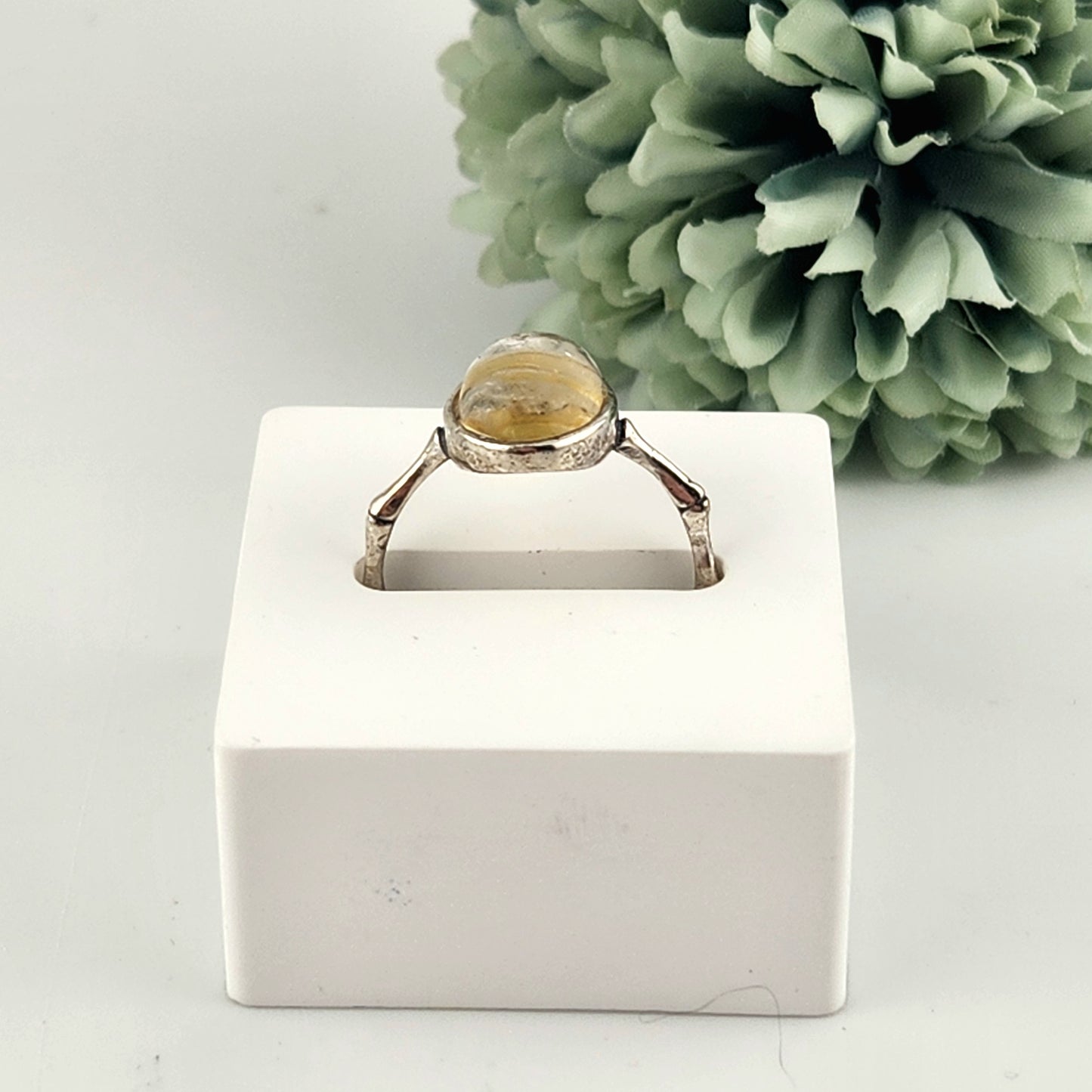 Gold Rutile in Clear Quartz - S925 Adjustable