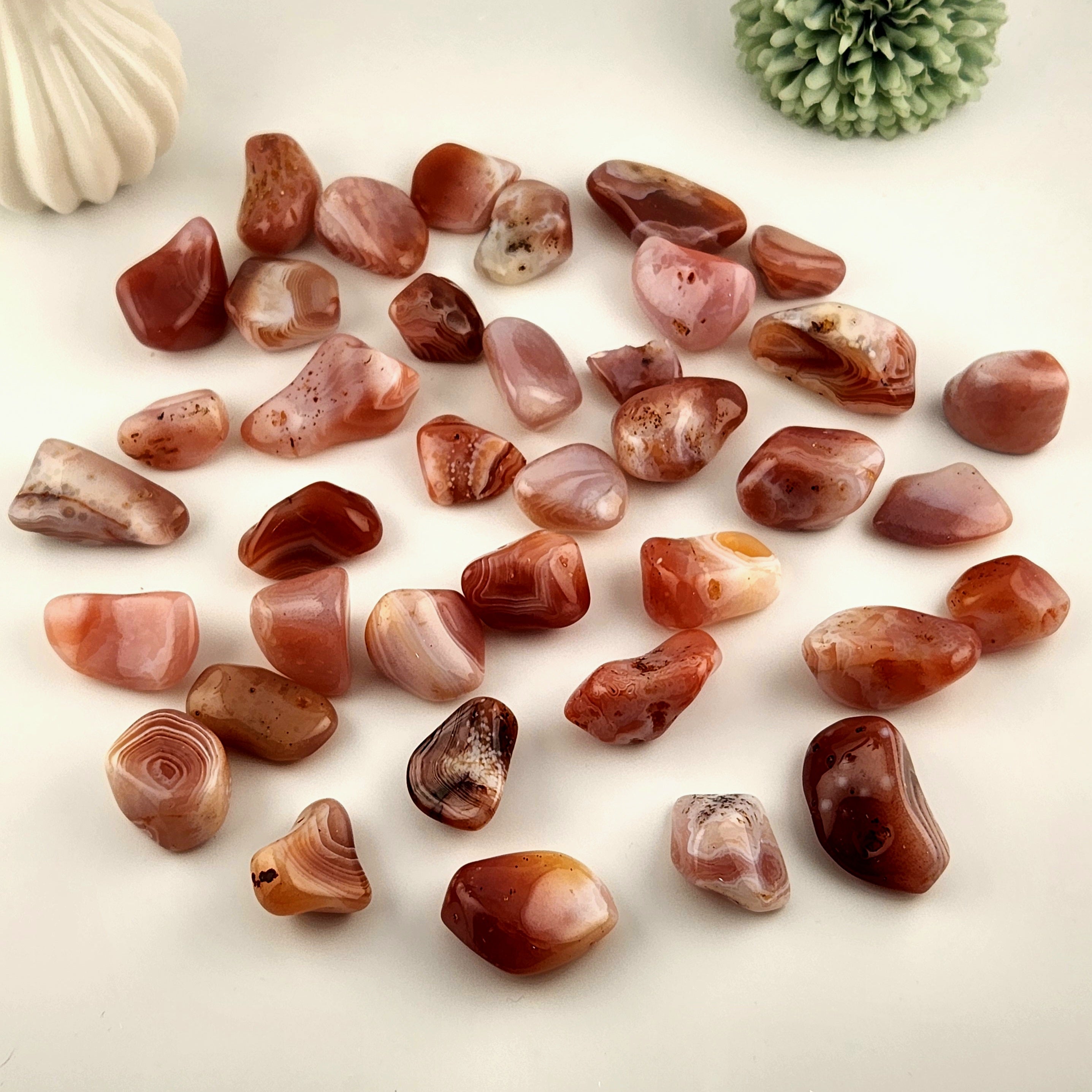 Pink Botswana Agate Tumble