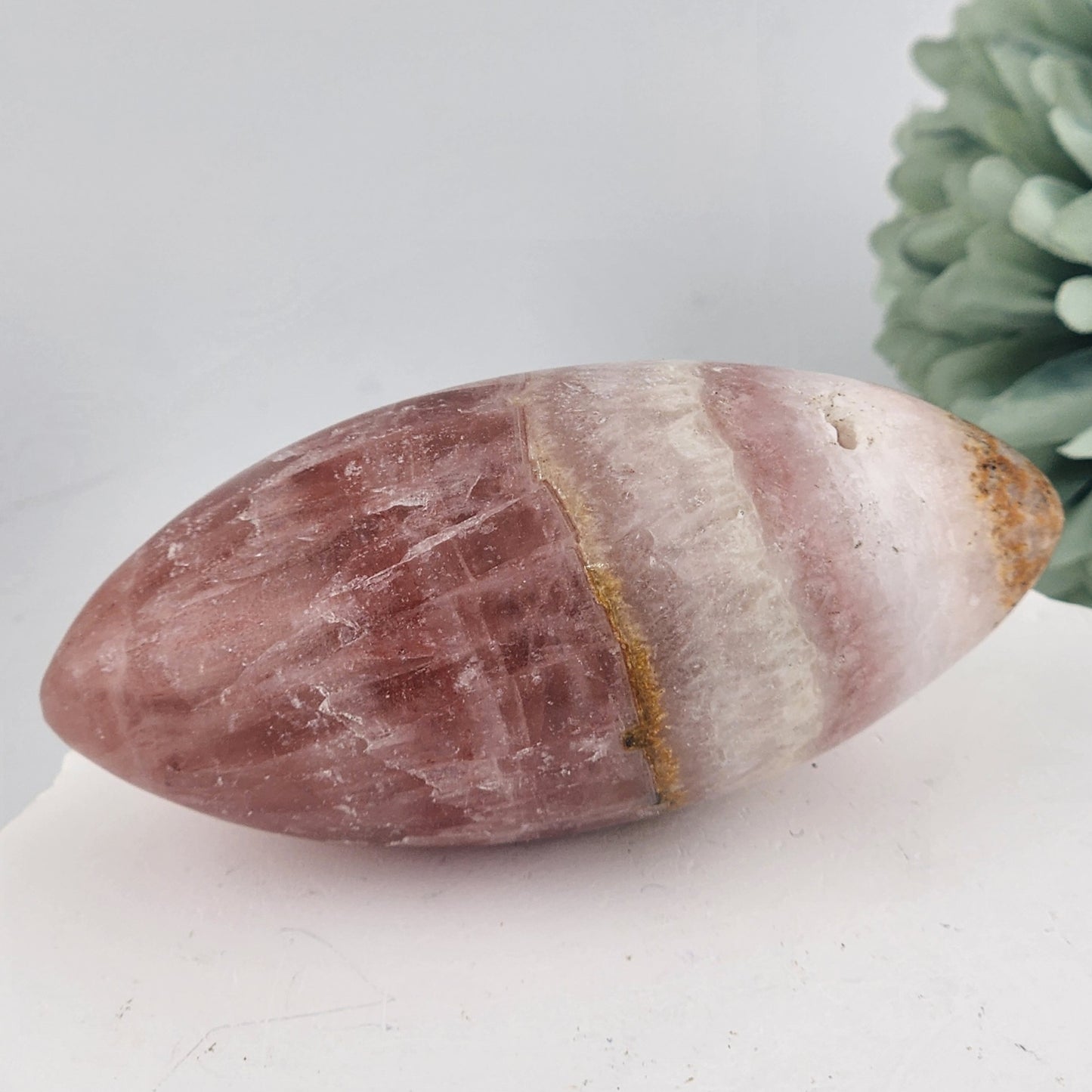 Pink Banded Onyx Shiva