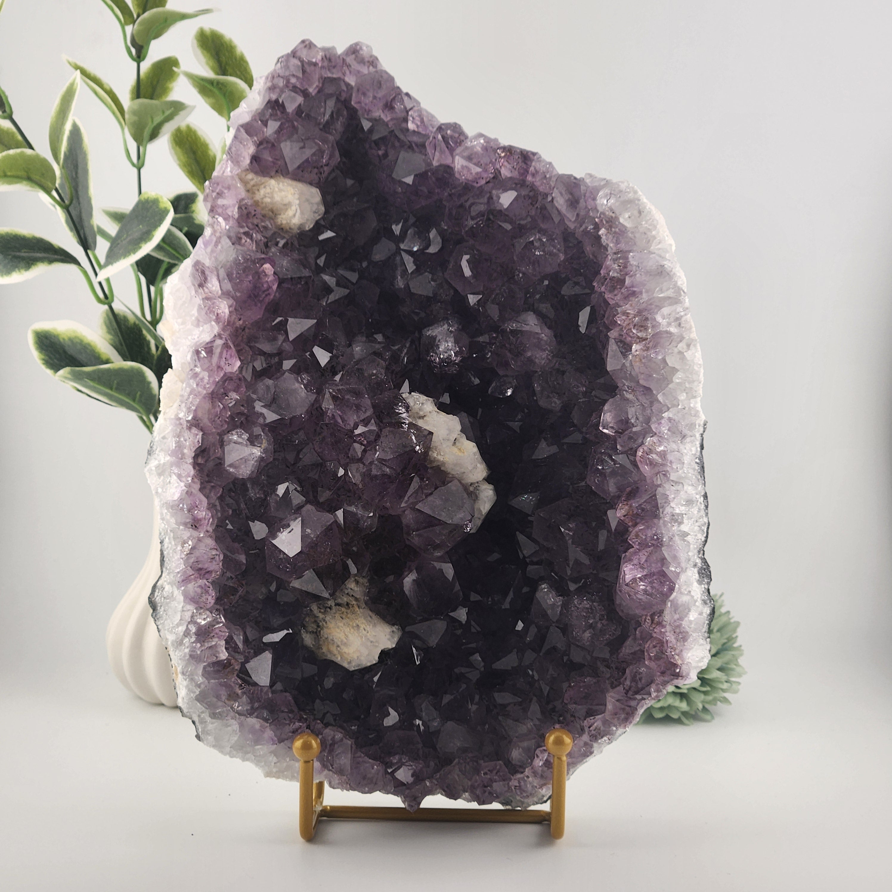 XL Gold Display Slab Stand