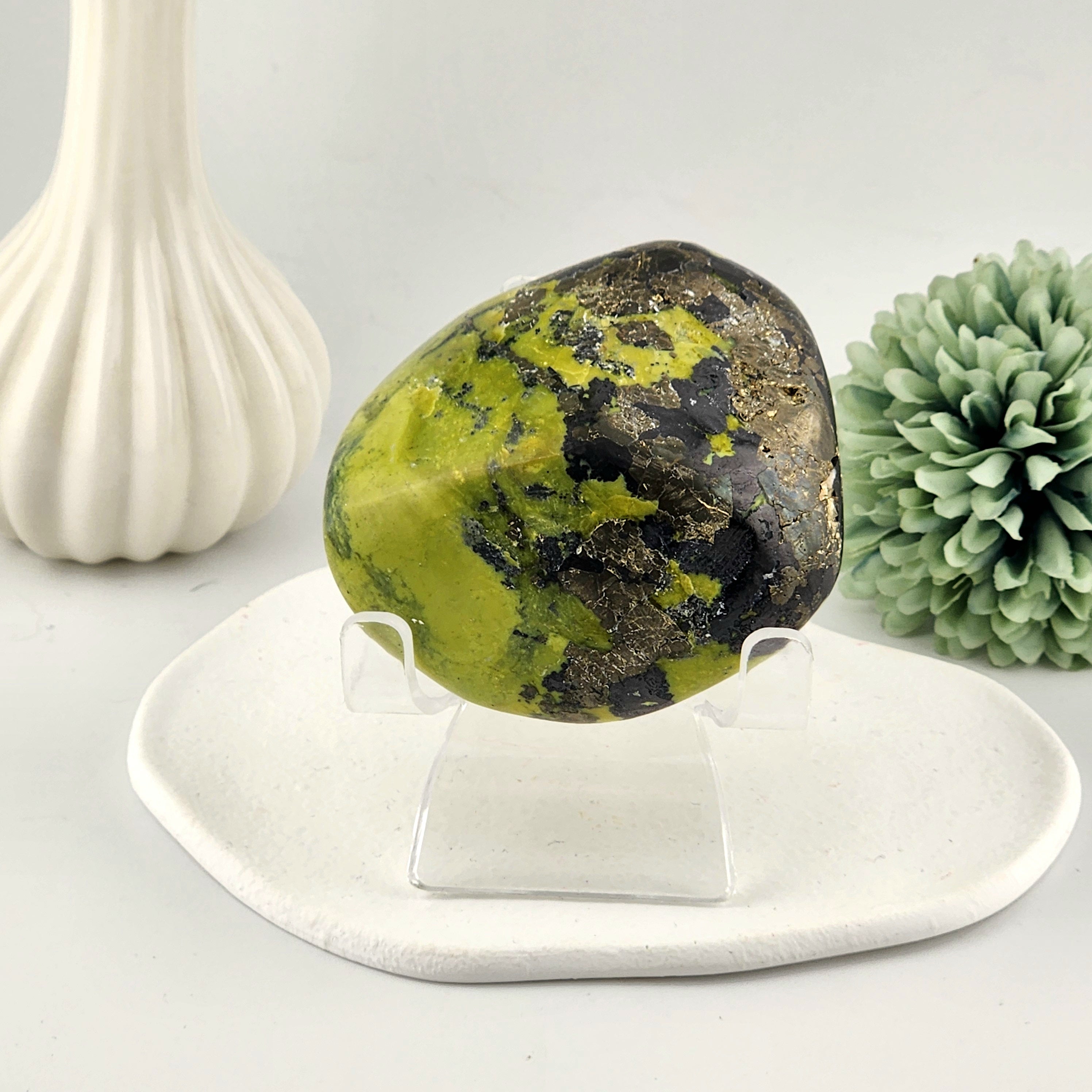 Serpentine Pyrite Freeform