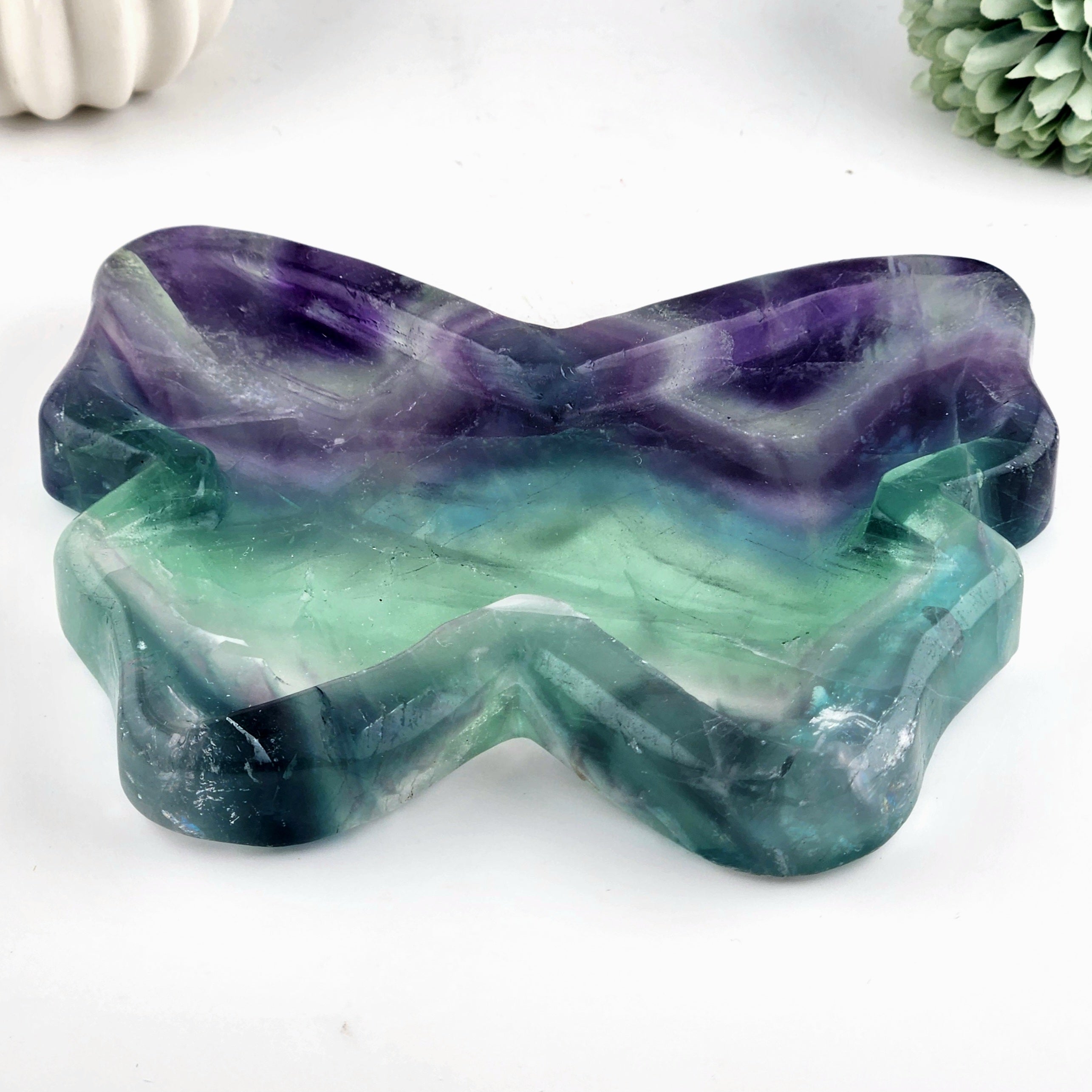 Fluorite Butterfly Bowl