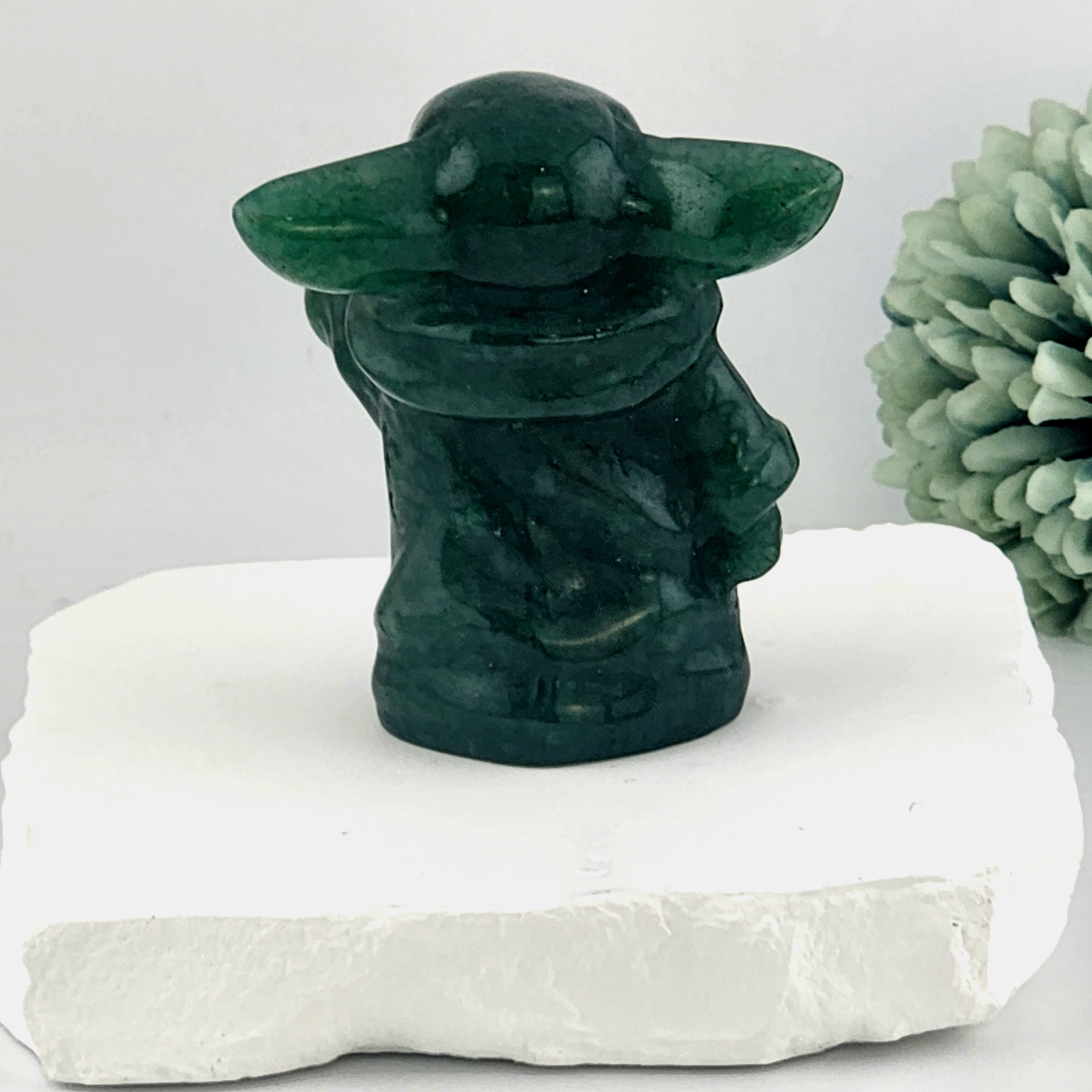Green Aventurine Yoda