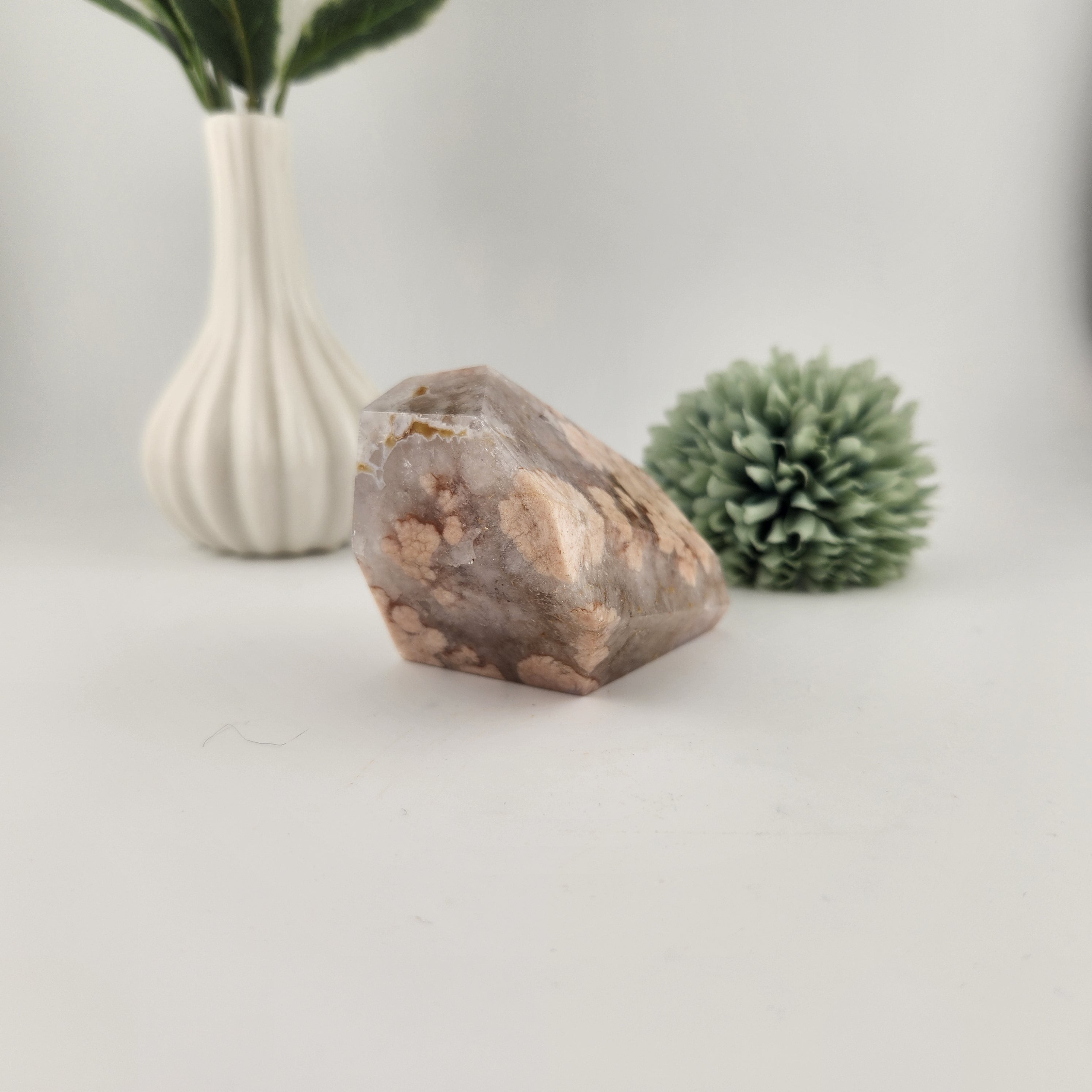 Purple + Pink Flower Agate Freeform