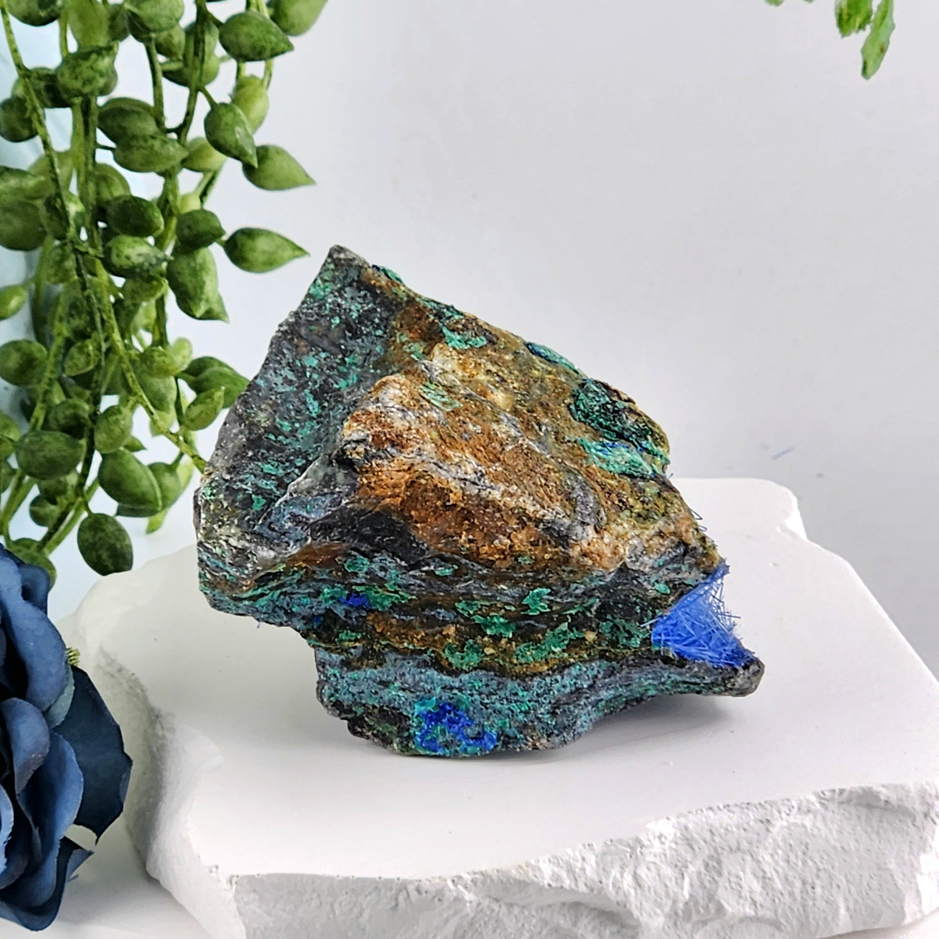 Blue Needle Azurite