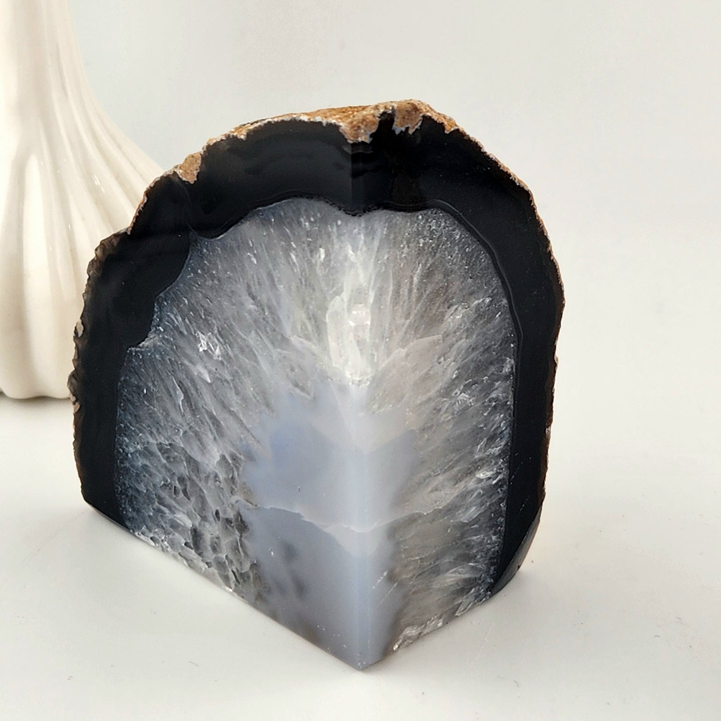Agate Bookend