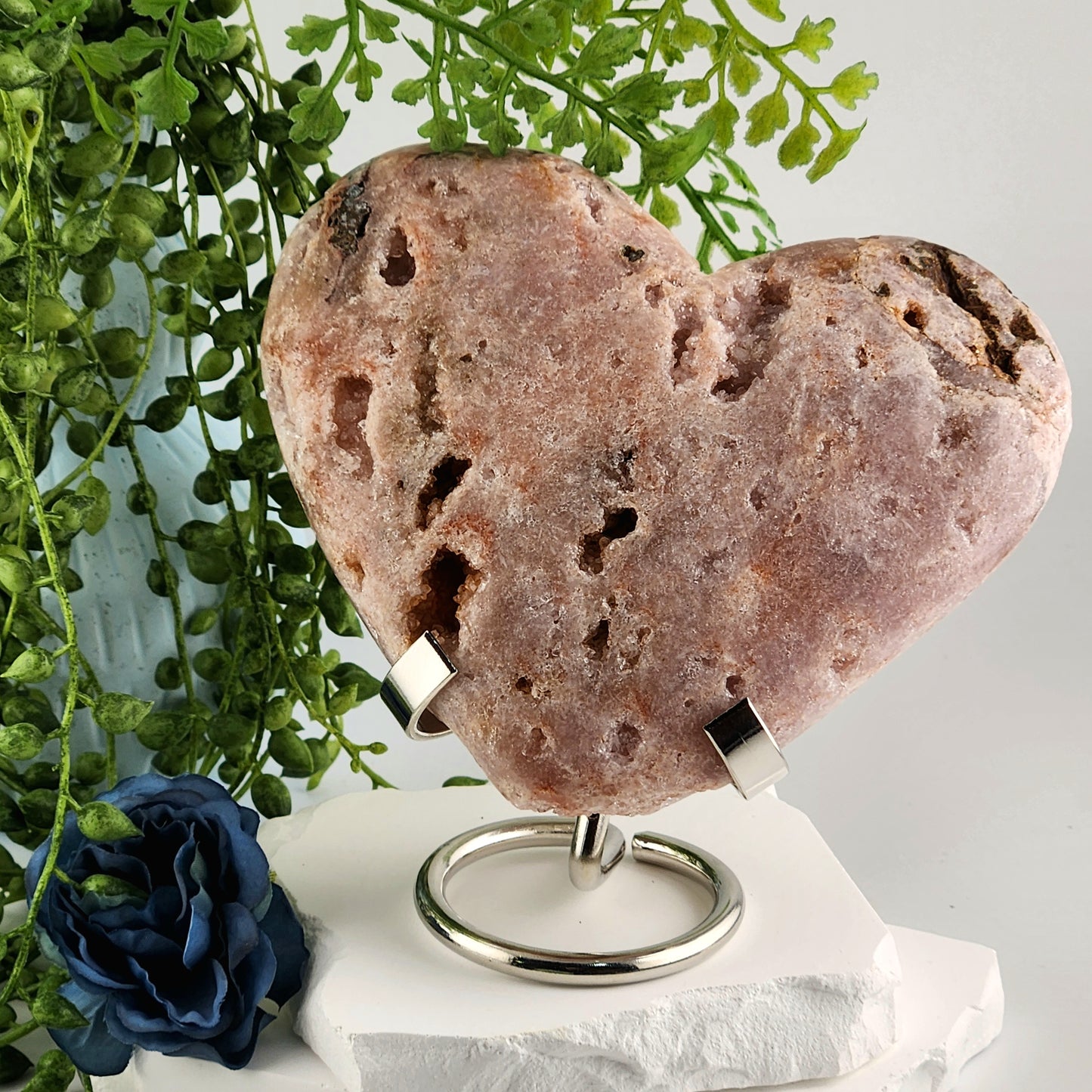 Pink Amethyst Heart