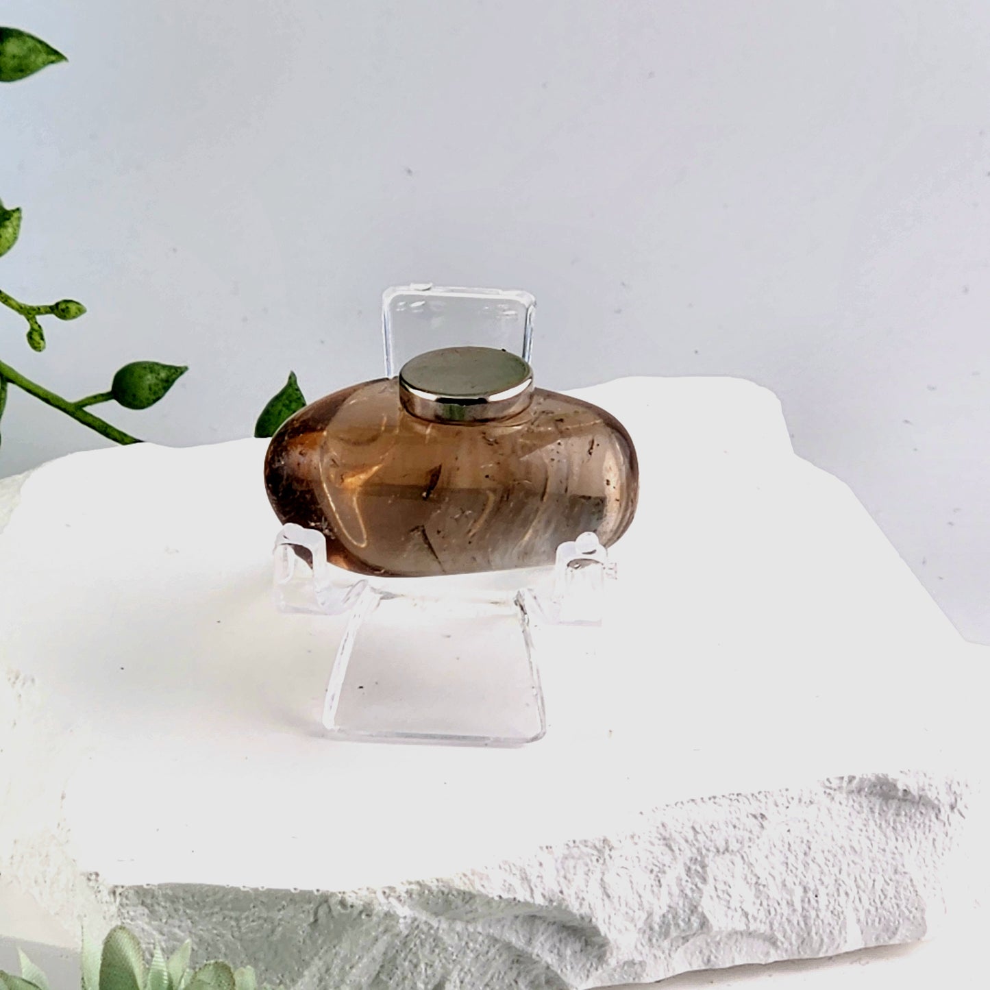 Smokey Quartz Crystal Tumble Magnet