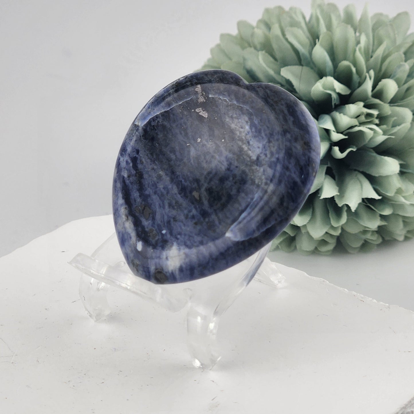 Sodalite Heart Worry Stone