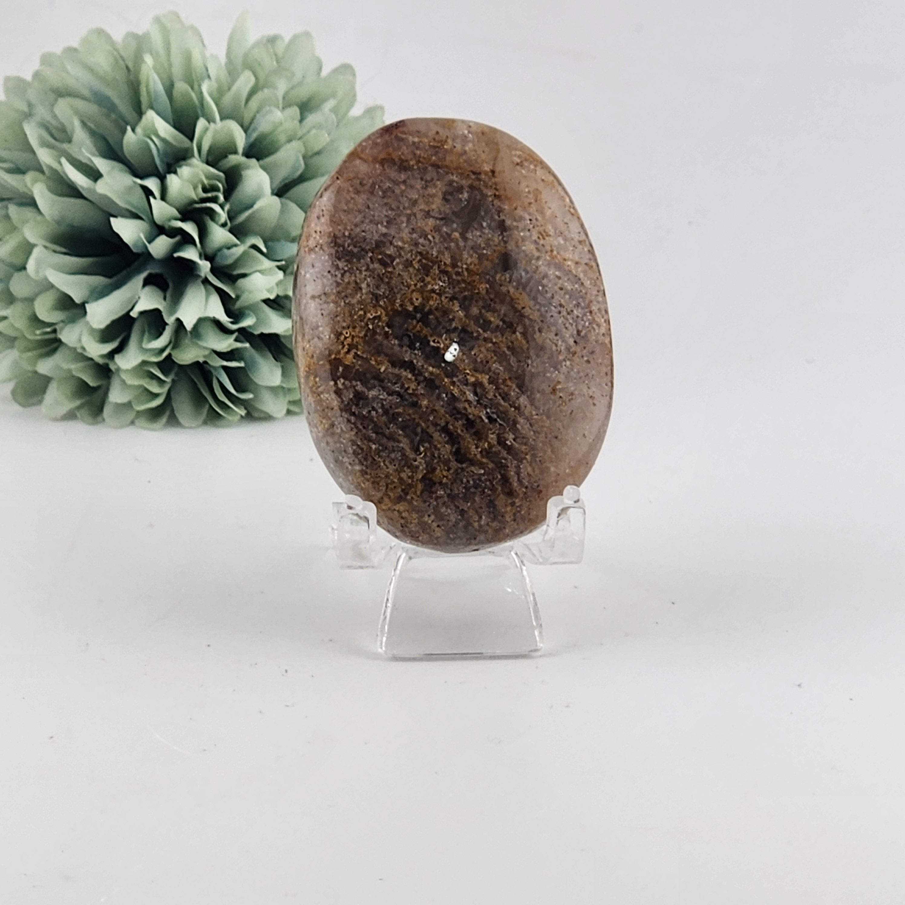 Thousand Layer Garden Quartz Palmstone