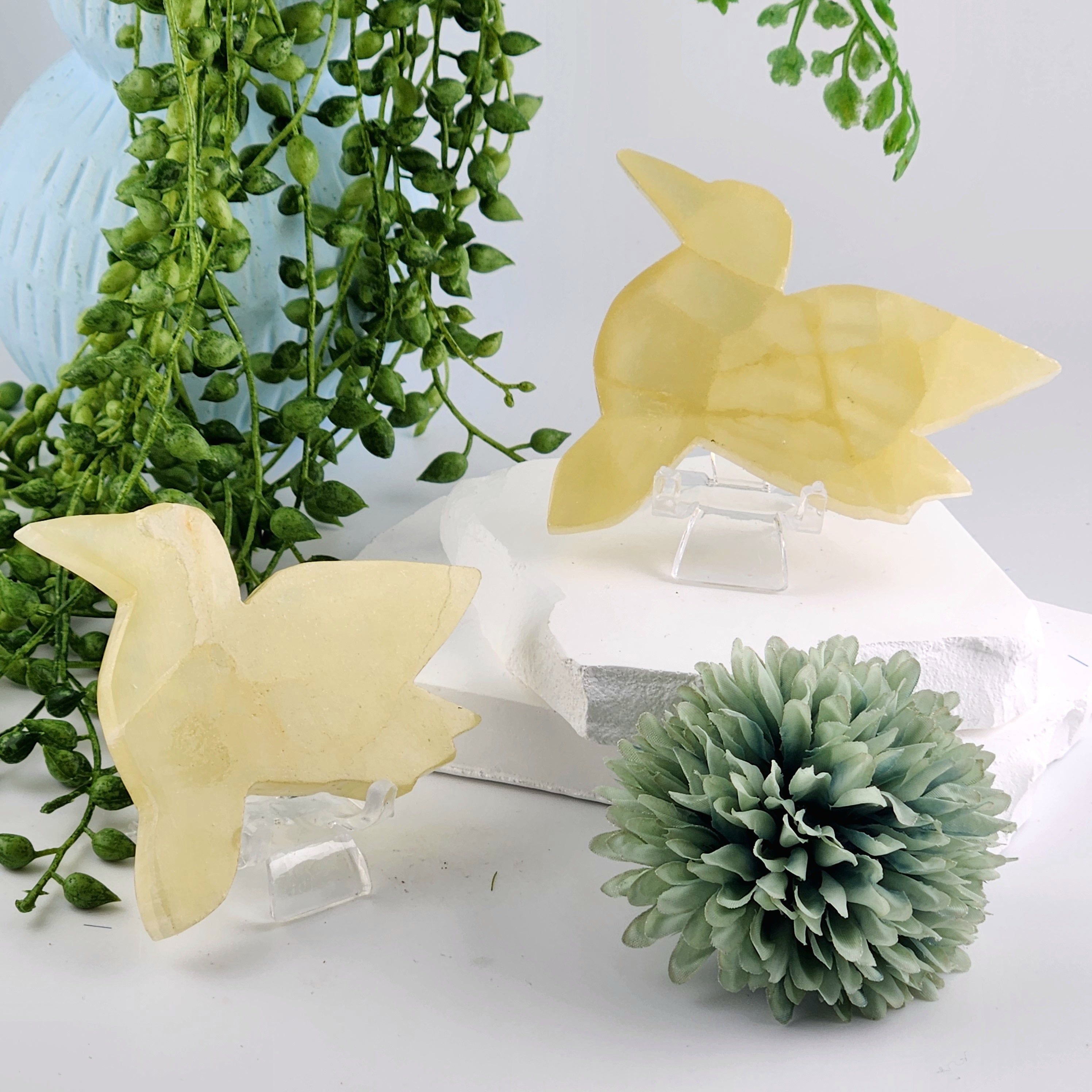 Lemon Calcite Bird