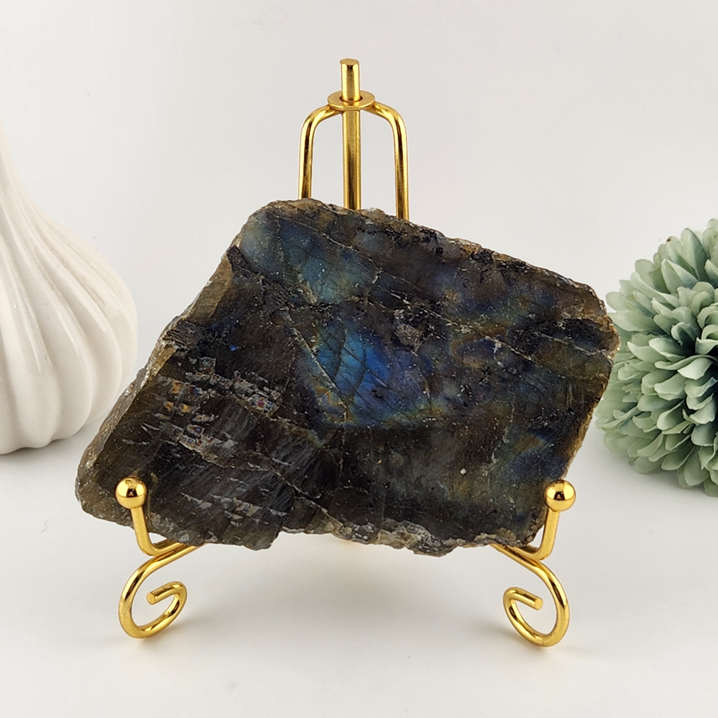 Classic Foldable Gold Slab Stand