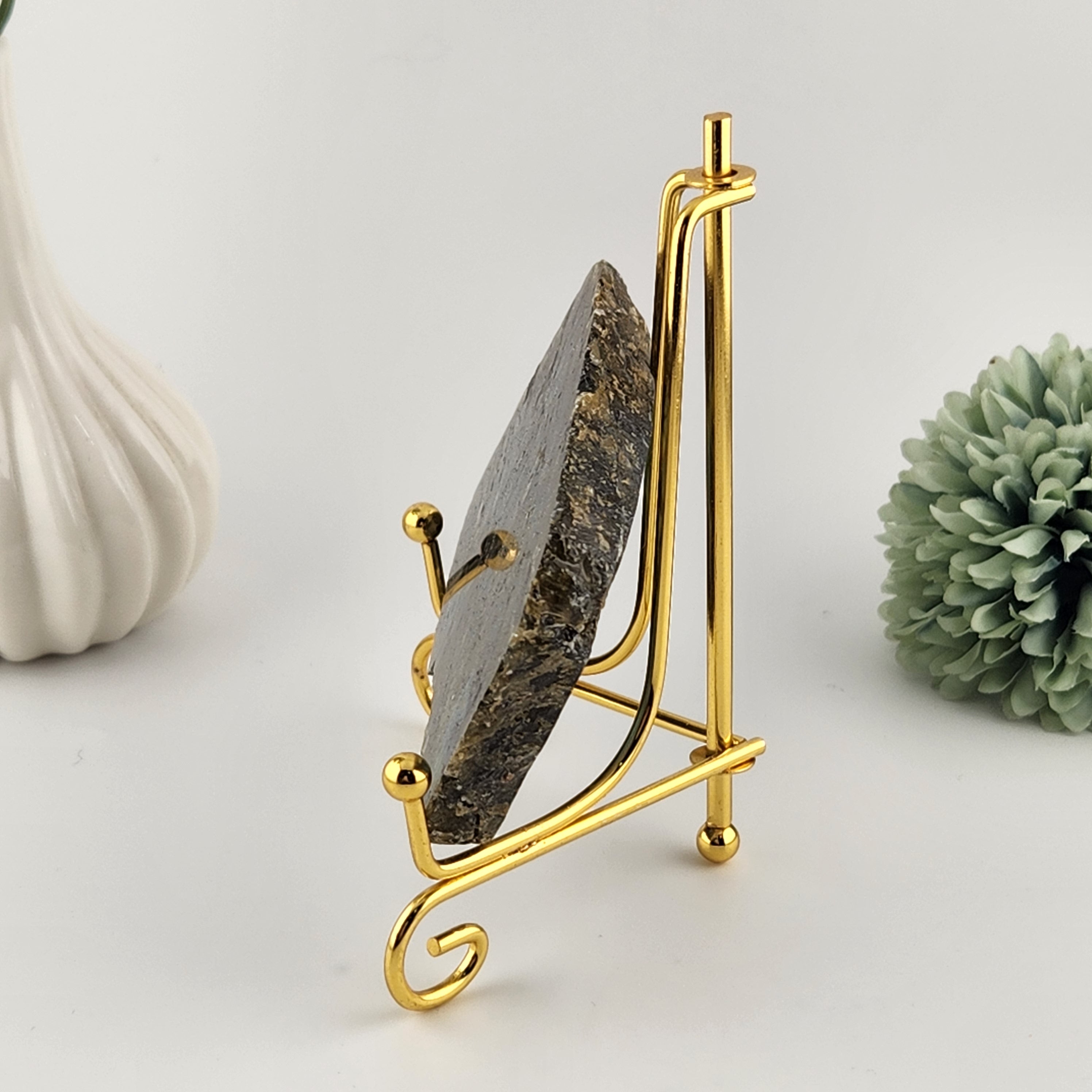 Classic Foldable Gold Slab Stand