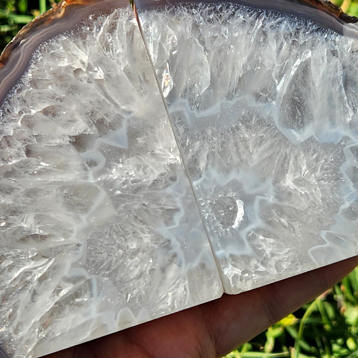 Agate Bookend