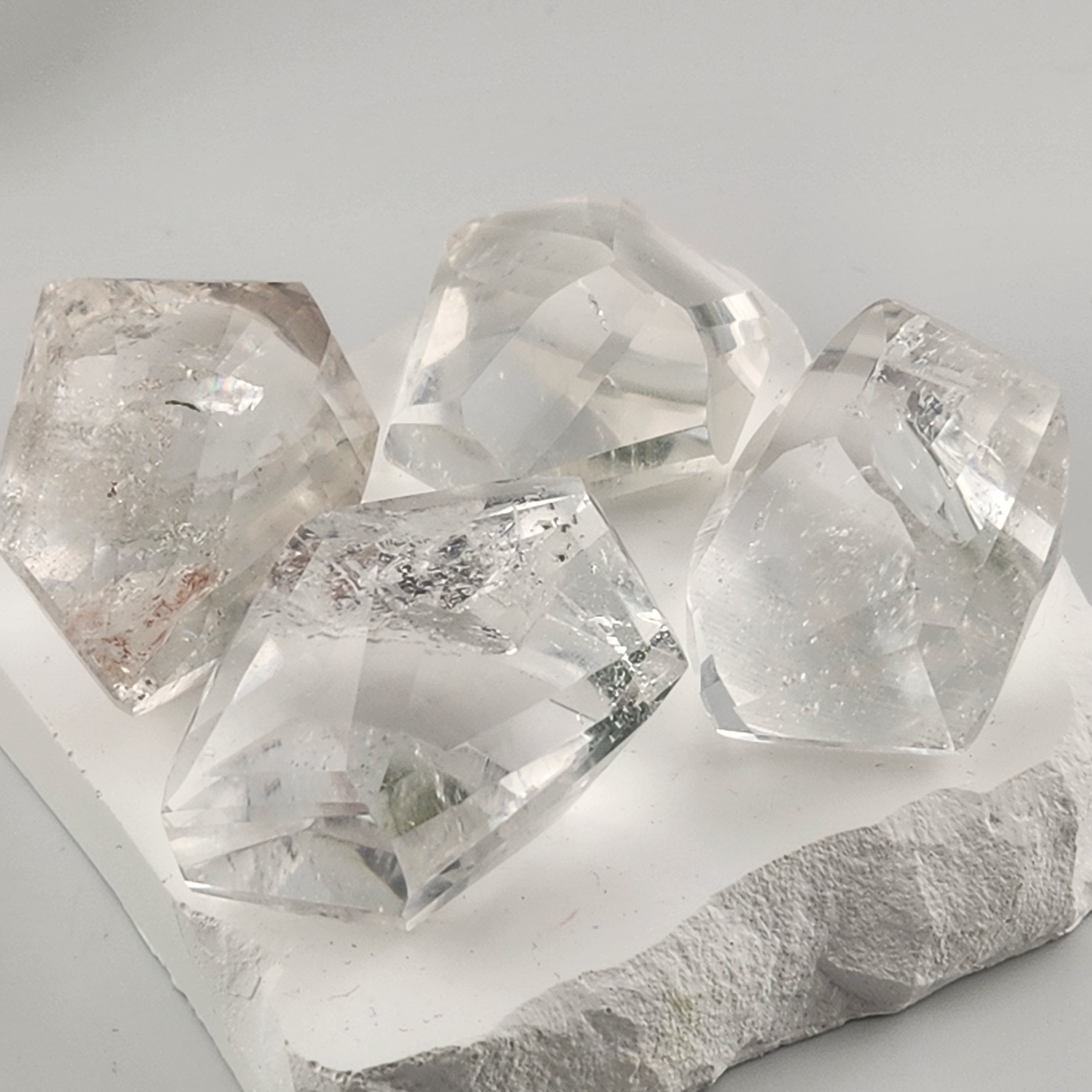 Faceted Brazilian Clear Quartz Freeform (small)