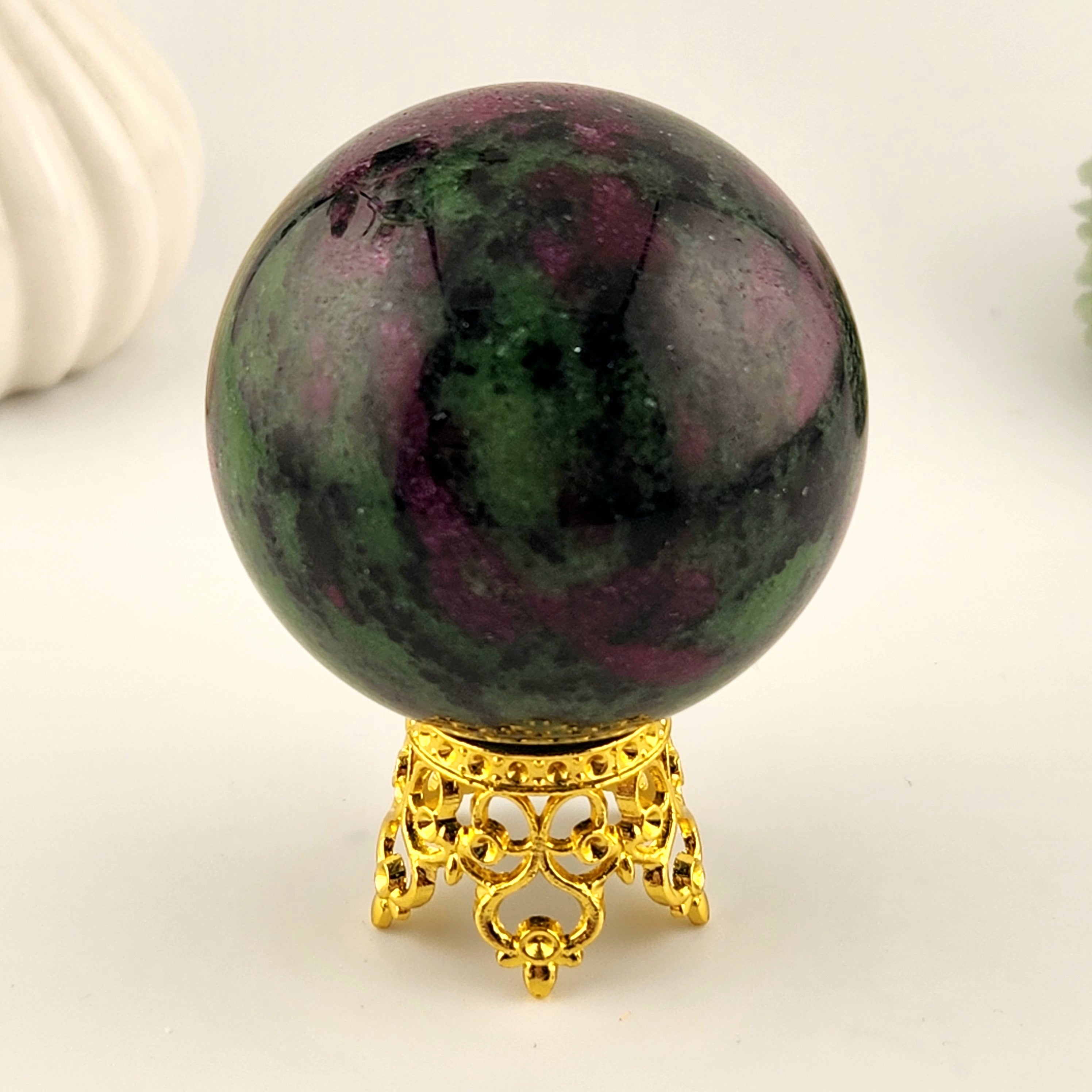 Gold Crown Sphere Stand (Without Rhinestones)