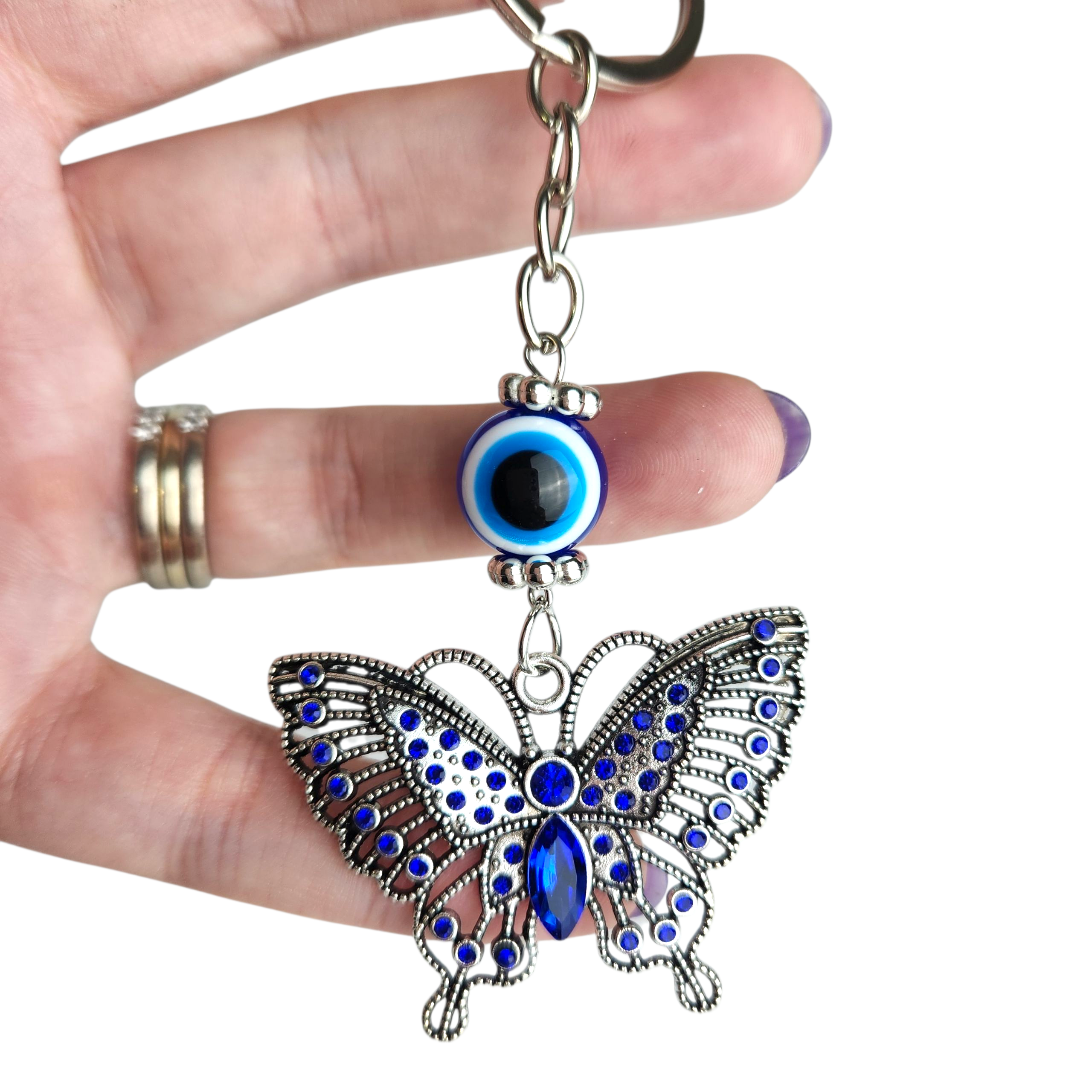 Evil Eye Keychain - Butterfly (style 1)