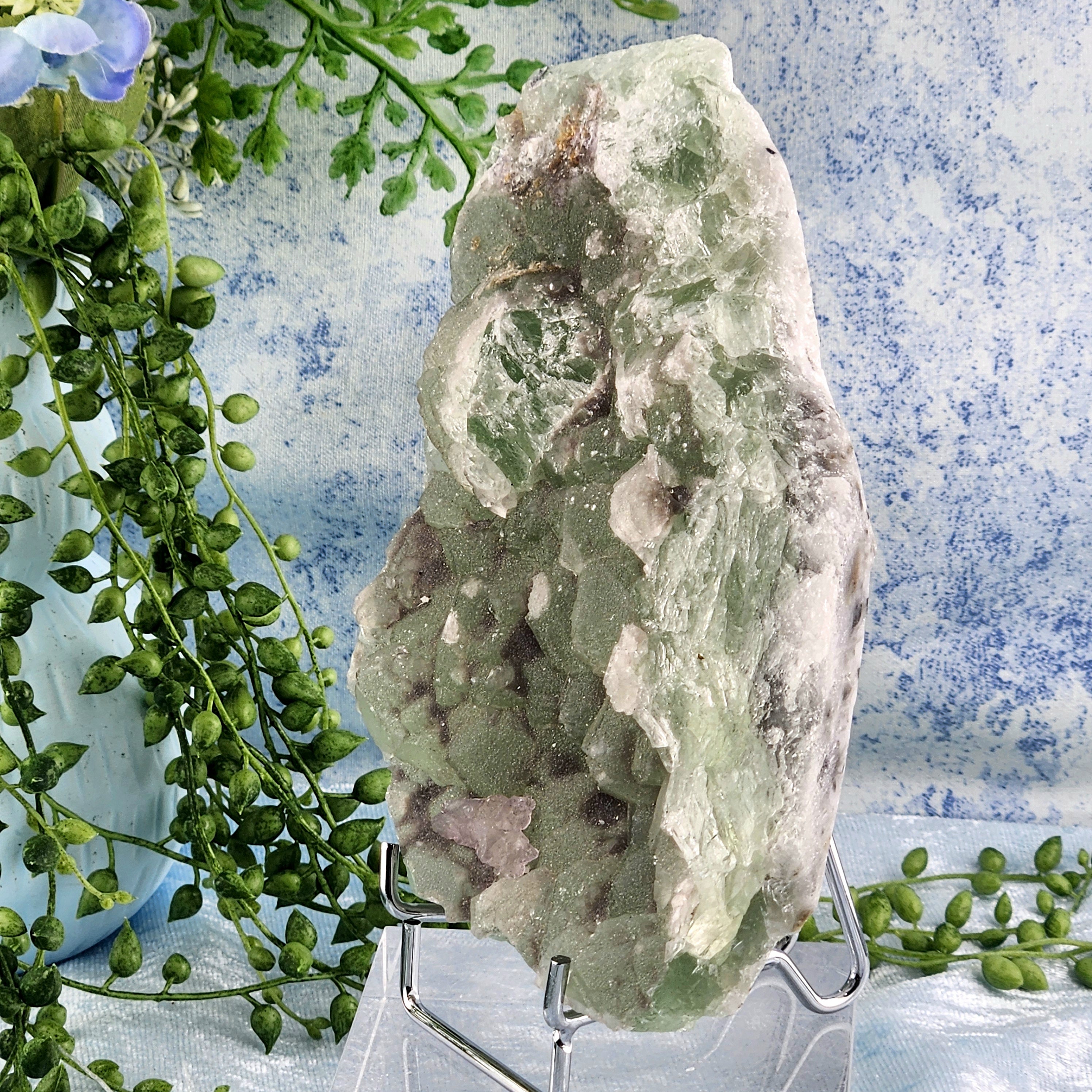 Green + Purple Fluorite Specimen