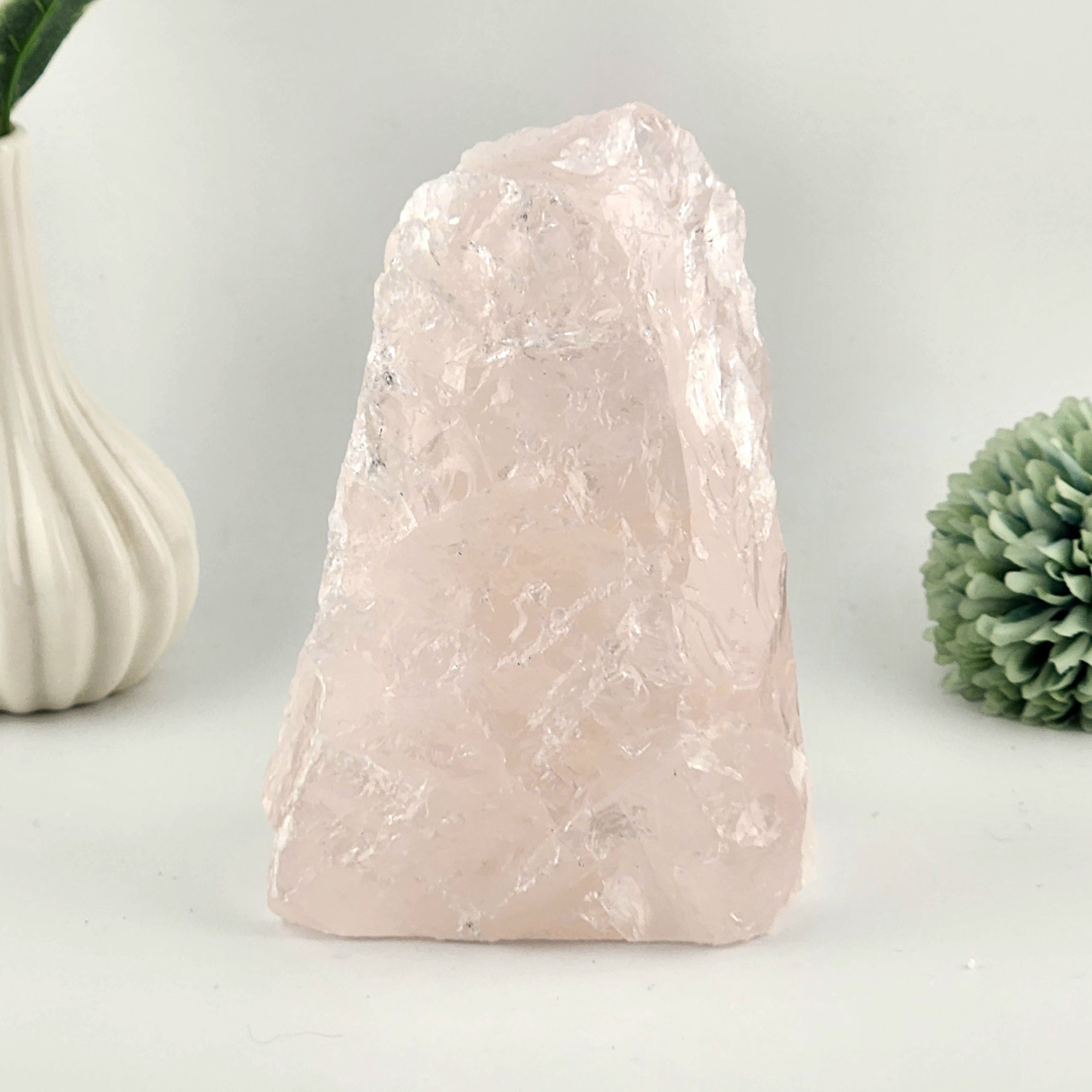 Raw Rose Quartz Freeform