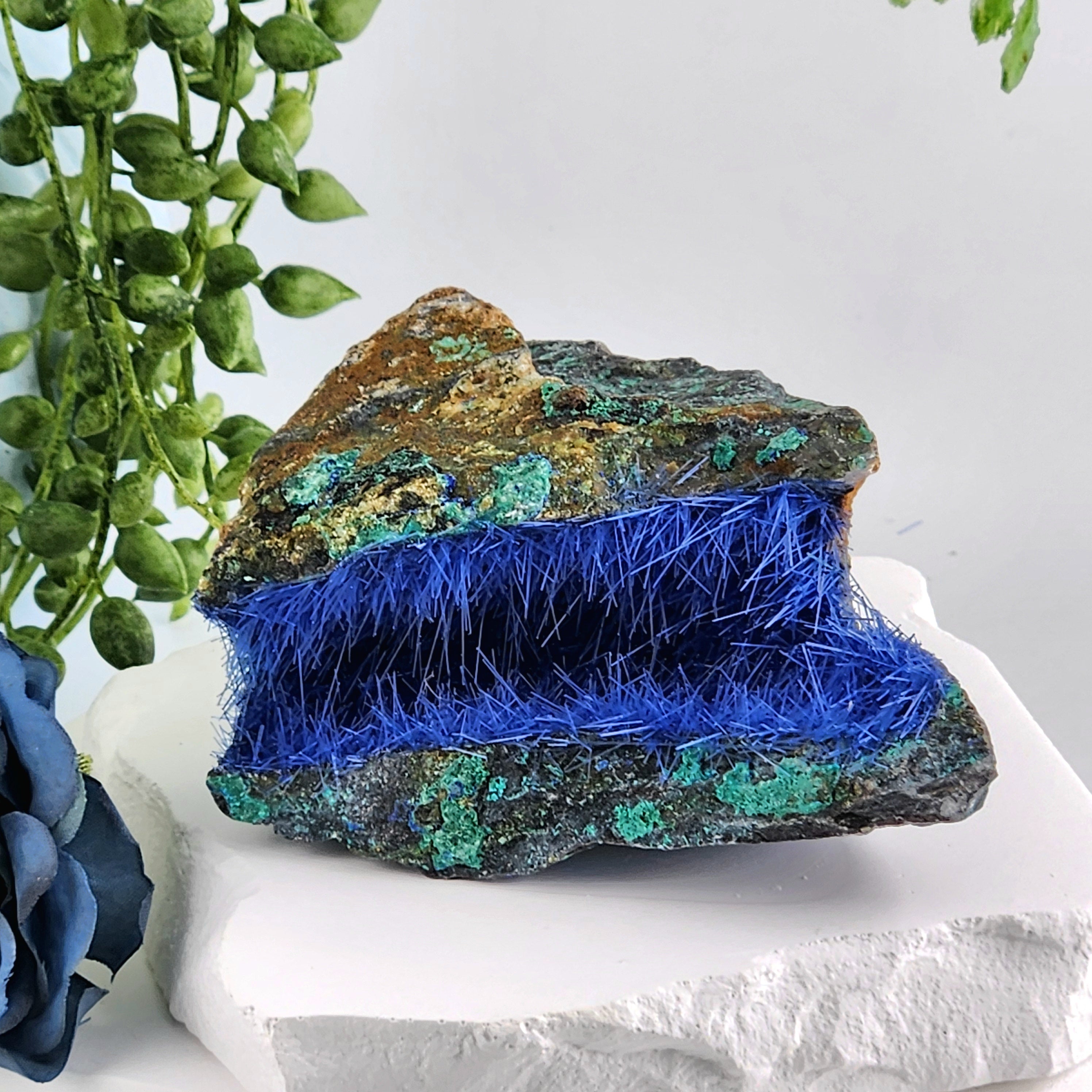 Blue Needle Azurite