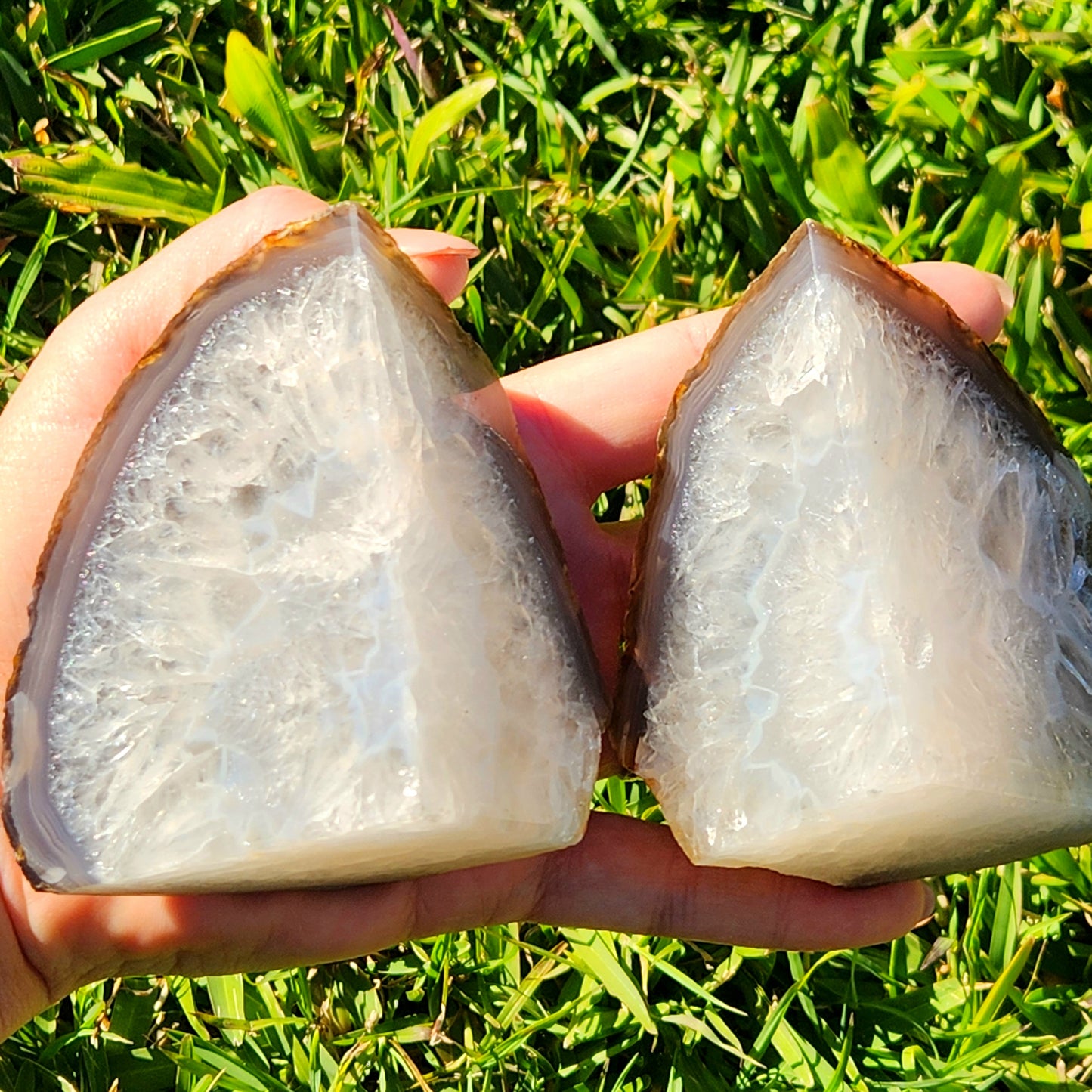 Agate Bookend